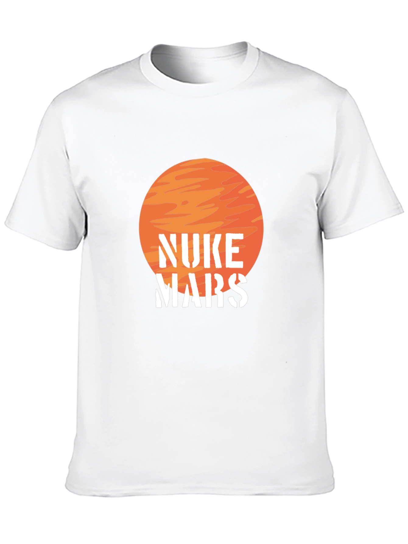Nuke Mars Graphic Tee - Bold Statement T-Shirt