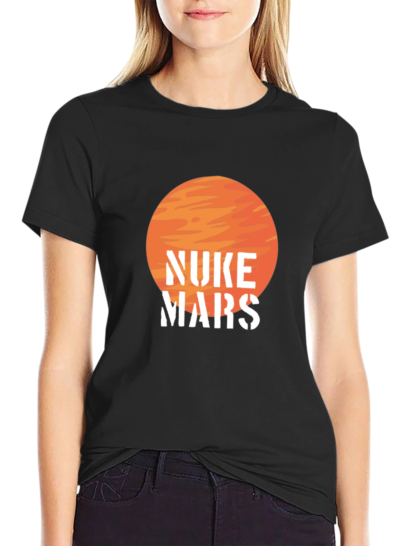 Nuke Mars Graphic Tee - Bold Statement T-Shirt