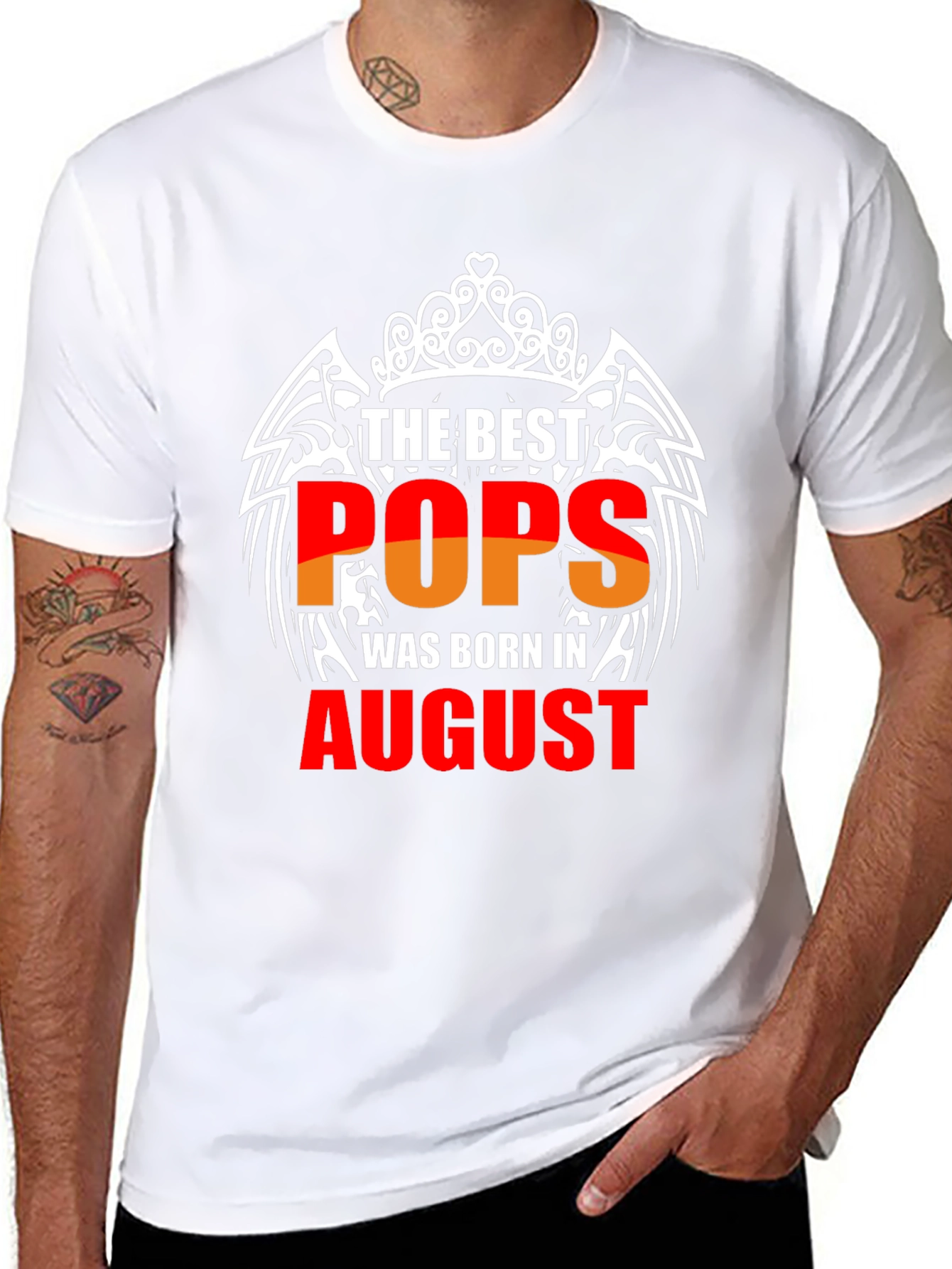 The Best Pops Born in August T-Shirt