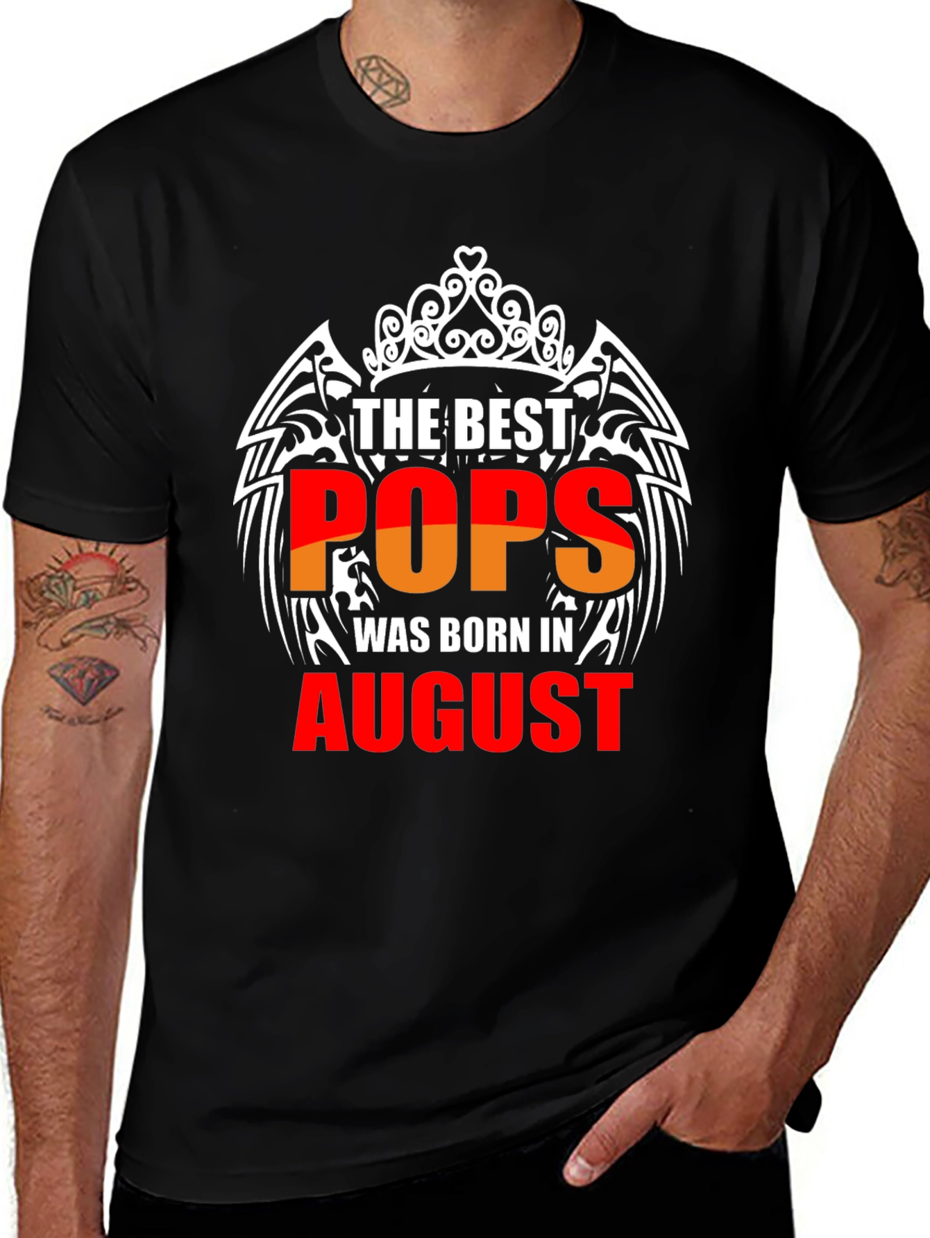 The Best Pops Born in August T-Shirt