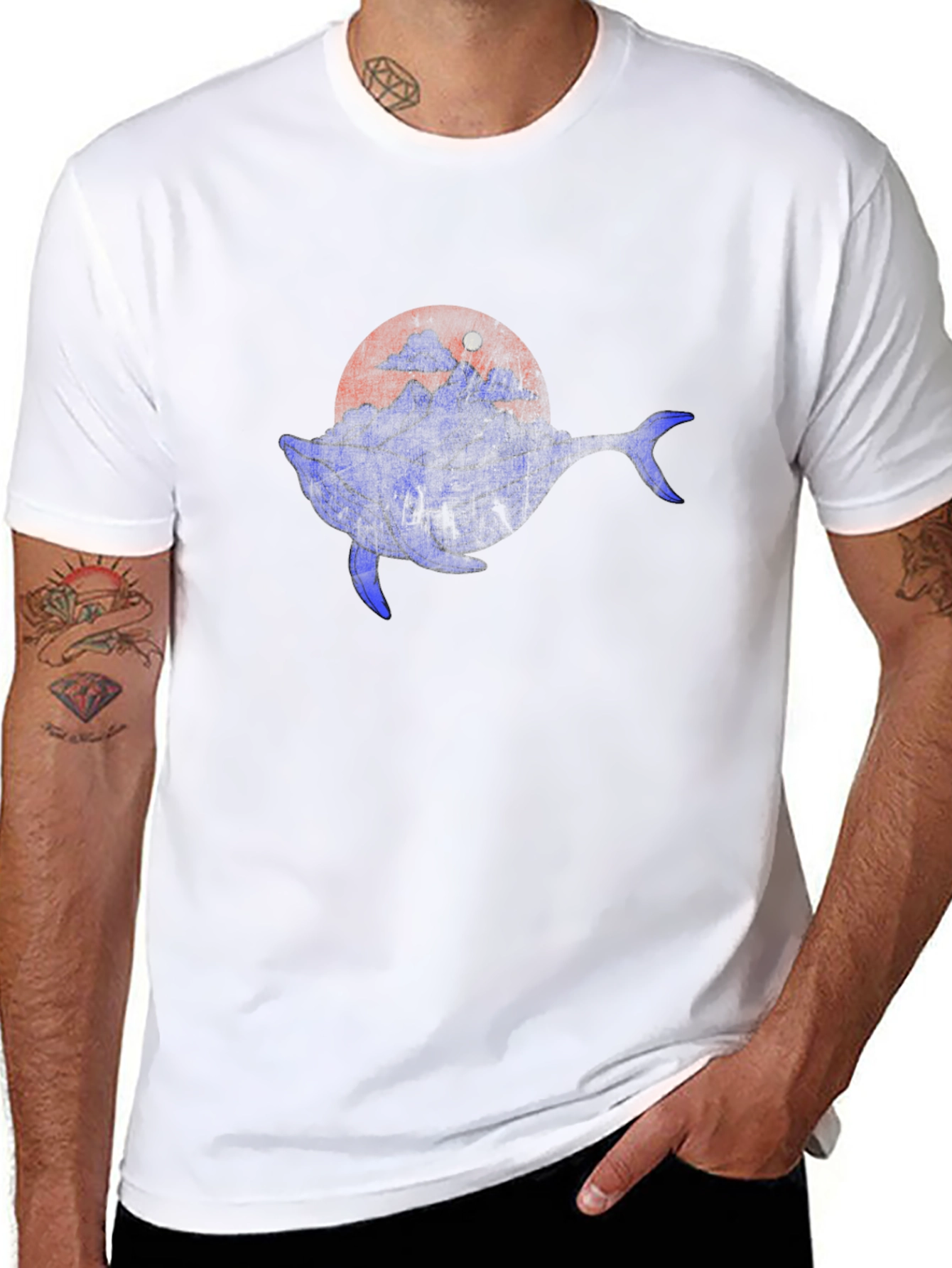 Whale Mountain Graphic Tee