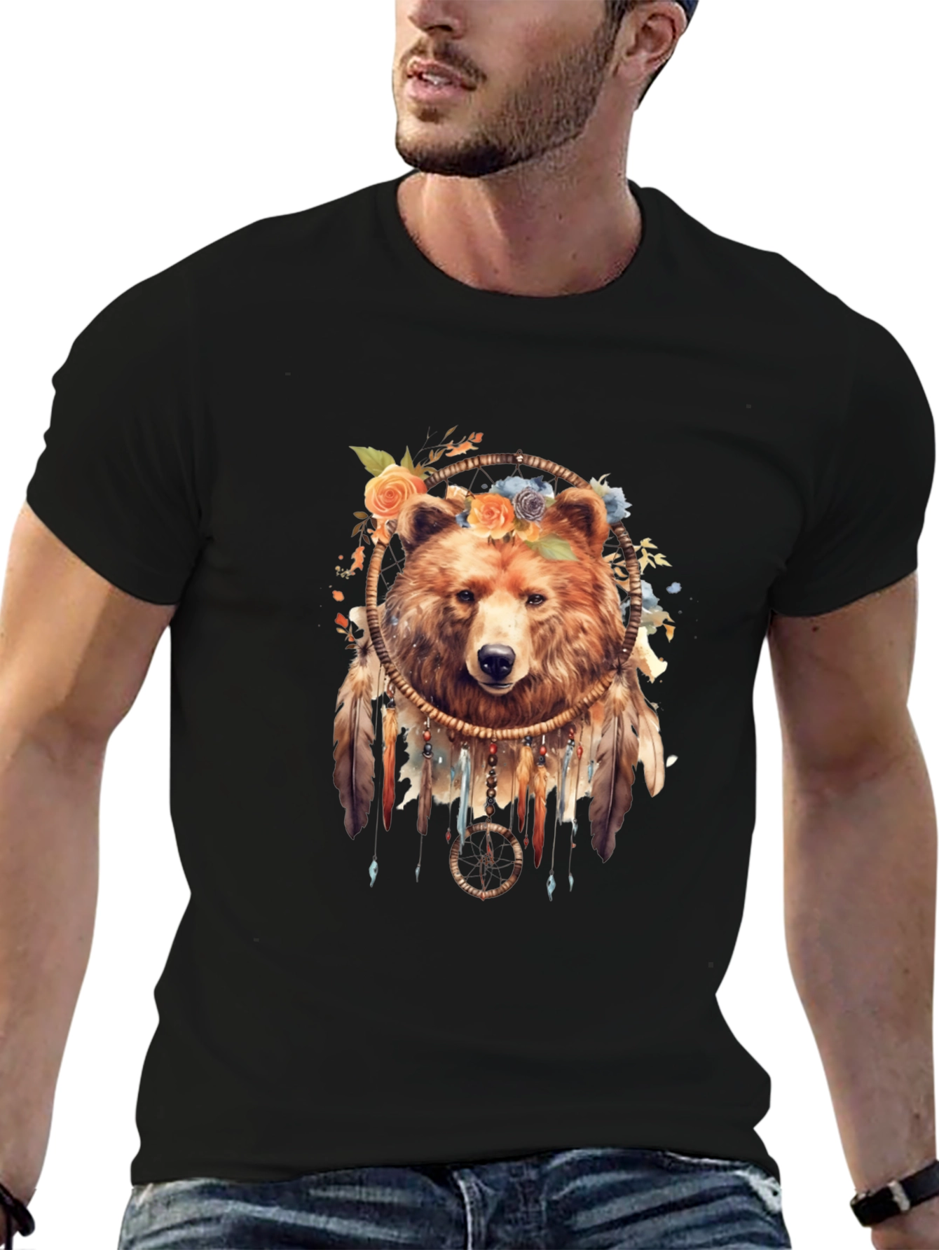 Bear Dreamcatcher Graphic Tee