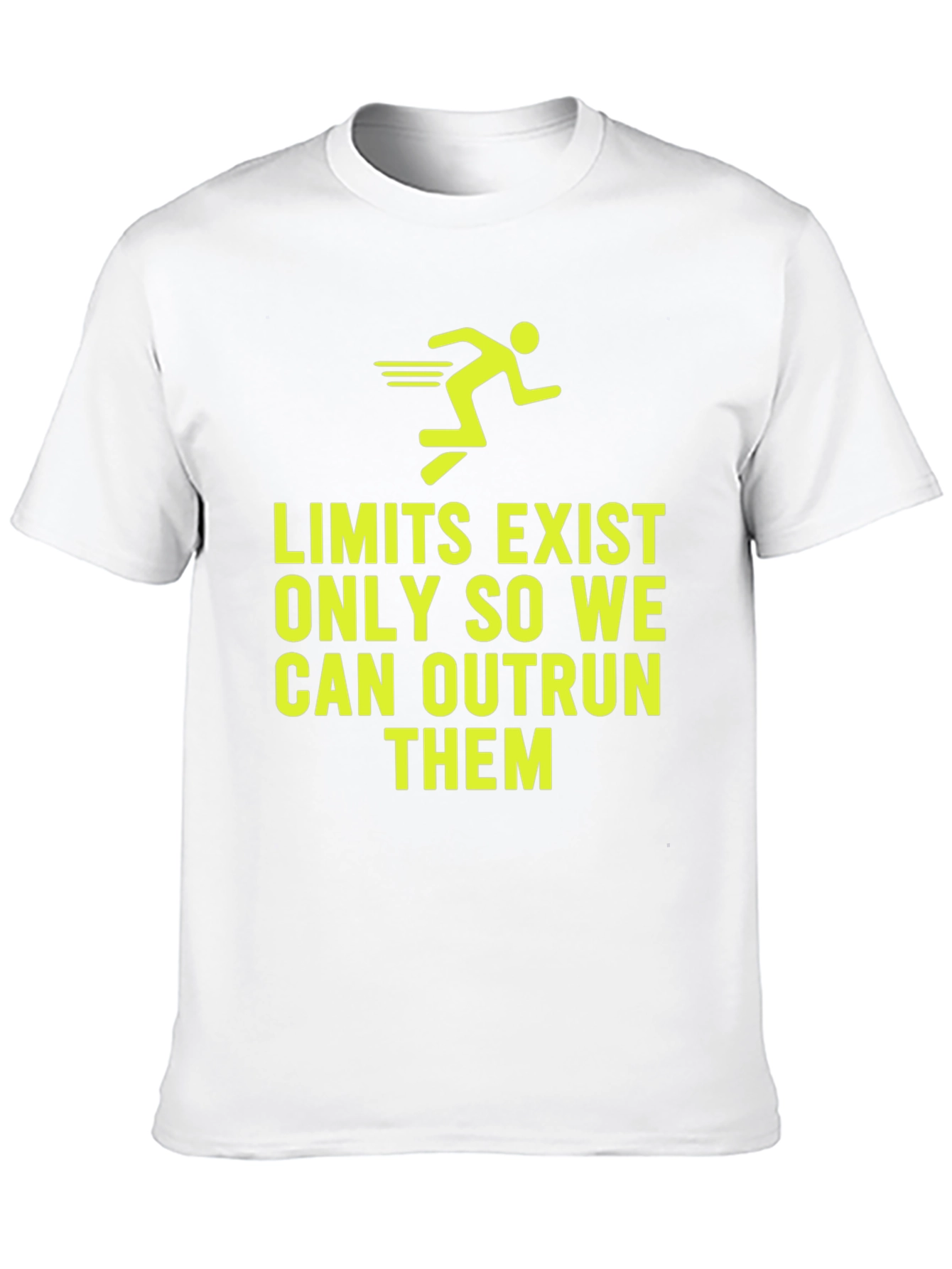 Motivational Run T-Shirt - Outrun Your Limits