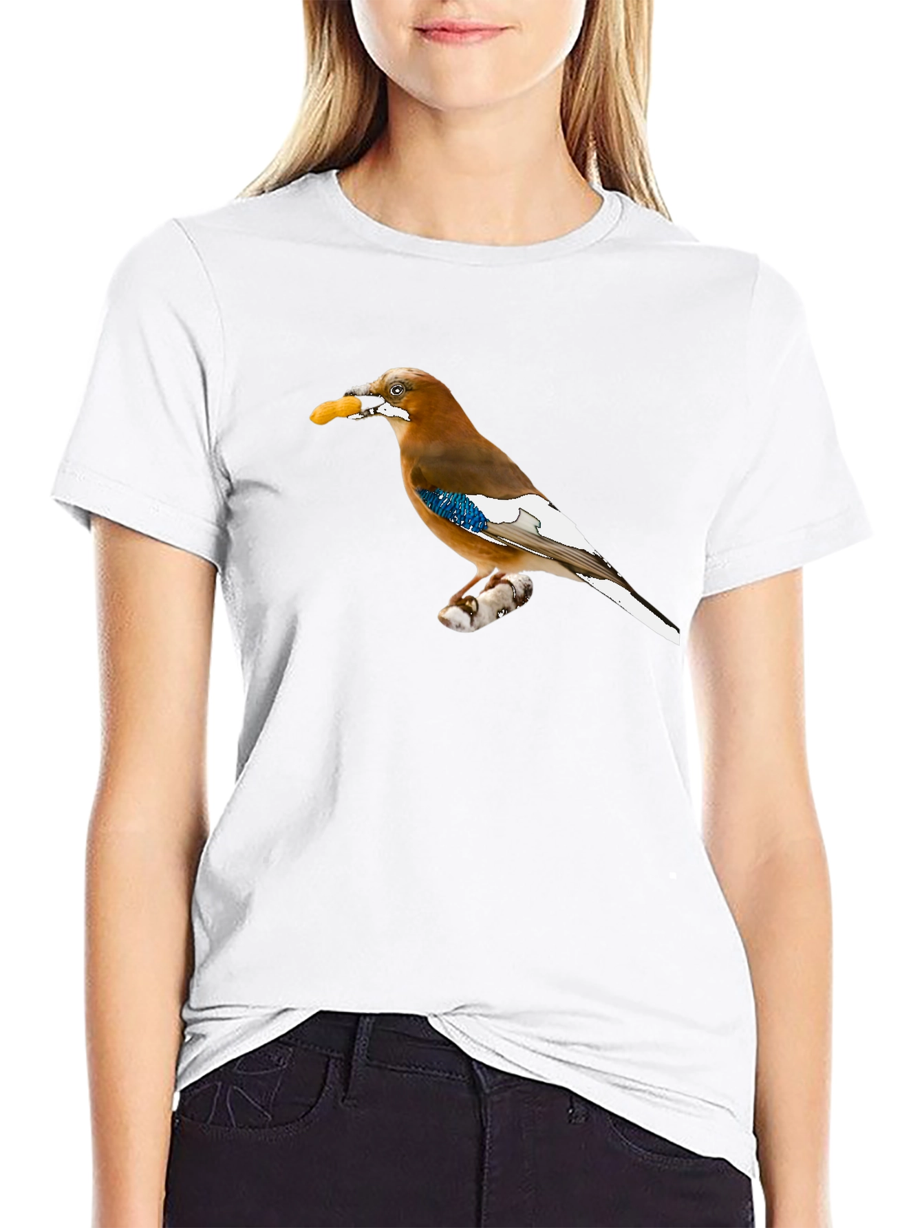 Jay Bird Snack T-Shirt - Unique Graphic Tee