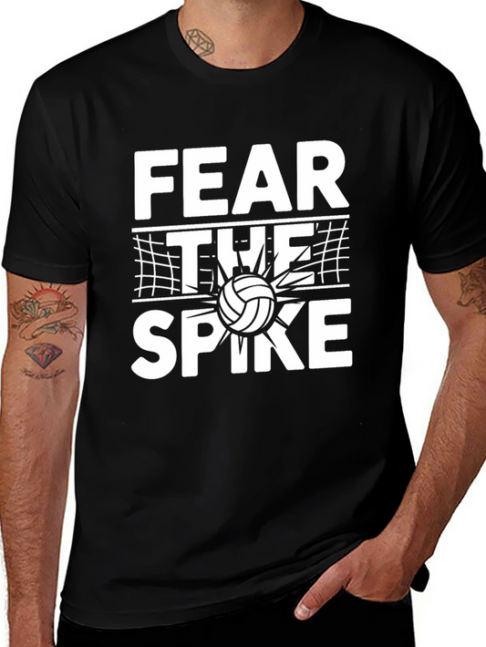 Fear the Spike Volleyball Graphic Tee