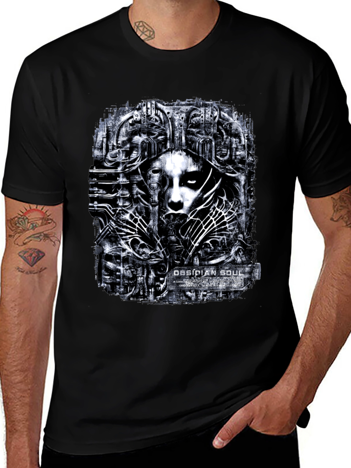 Obsidian Soul Graphic T-Shirt