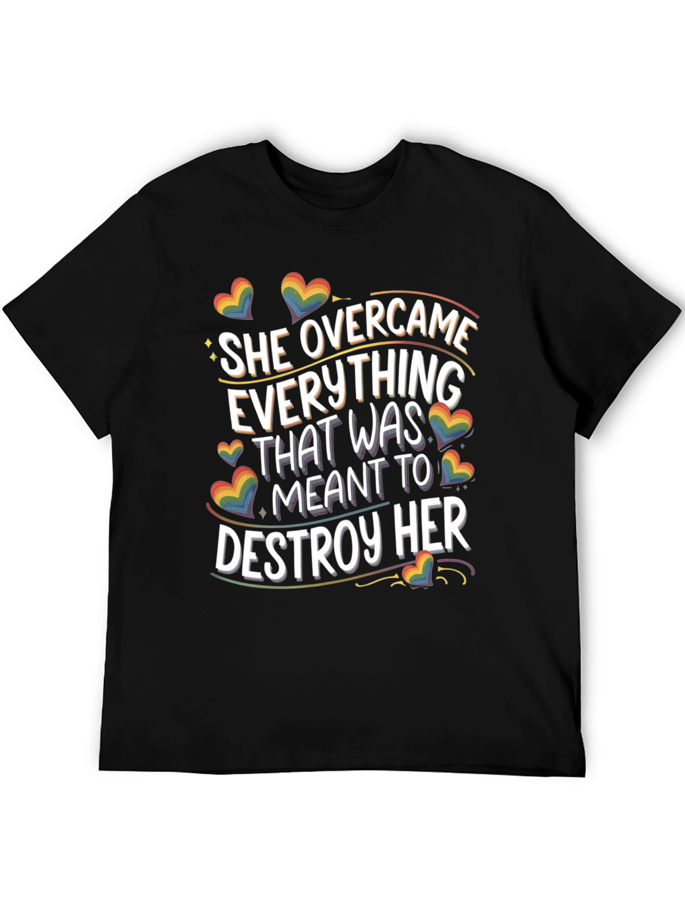 She Overcame LGBTQ Pride T-Shirt