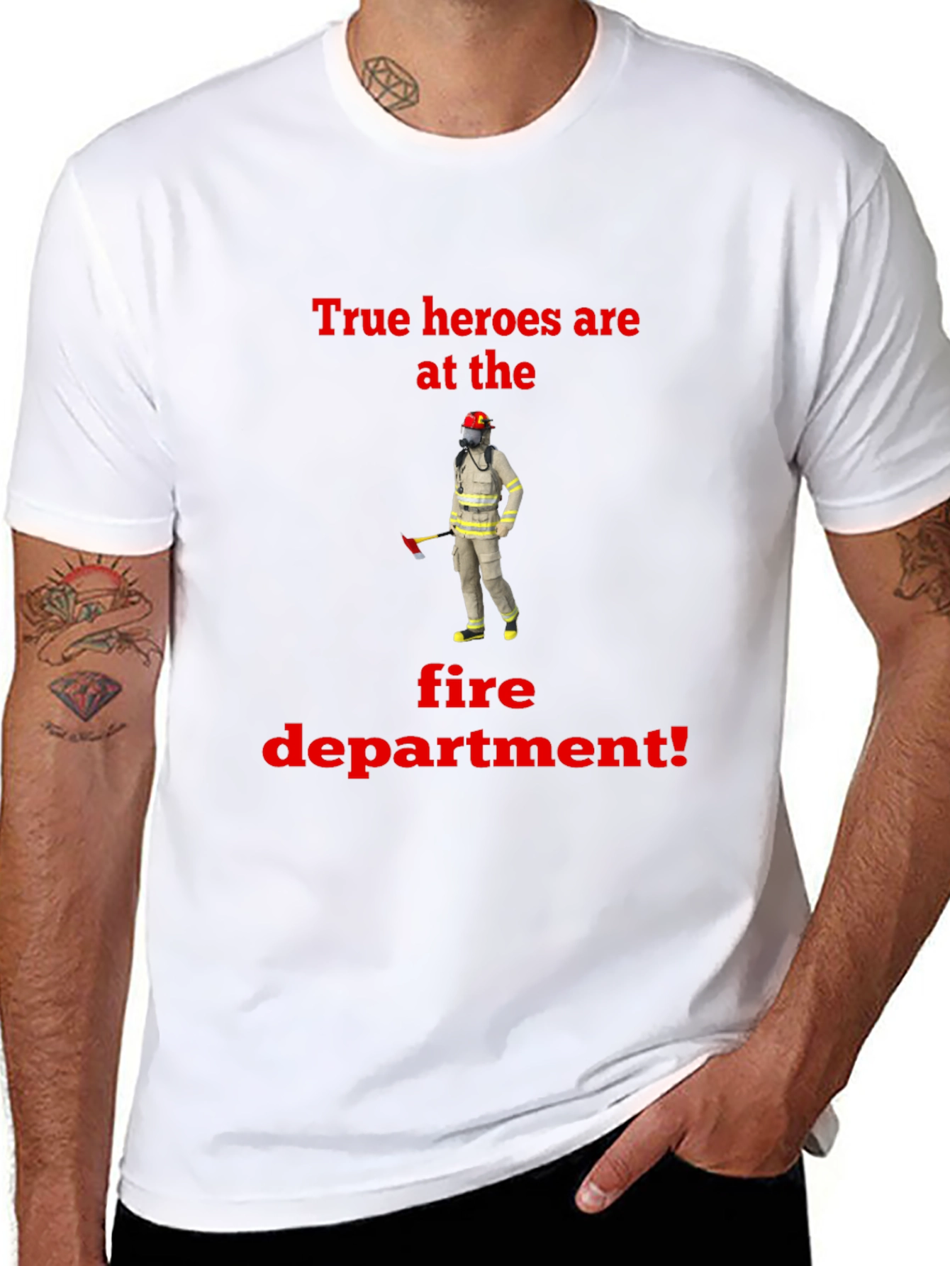 Firefighter Hero T-Shirt - Show Your Support!