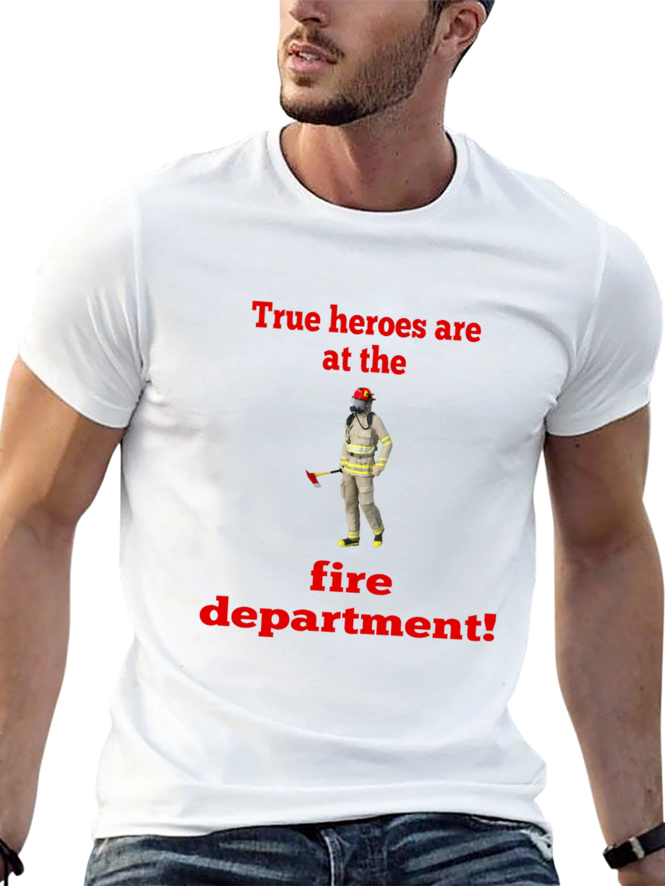 Firefighter Hero T-Shirt - Show Your Support!