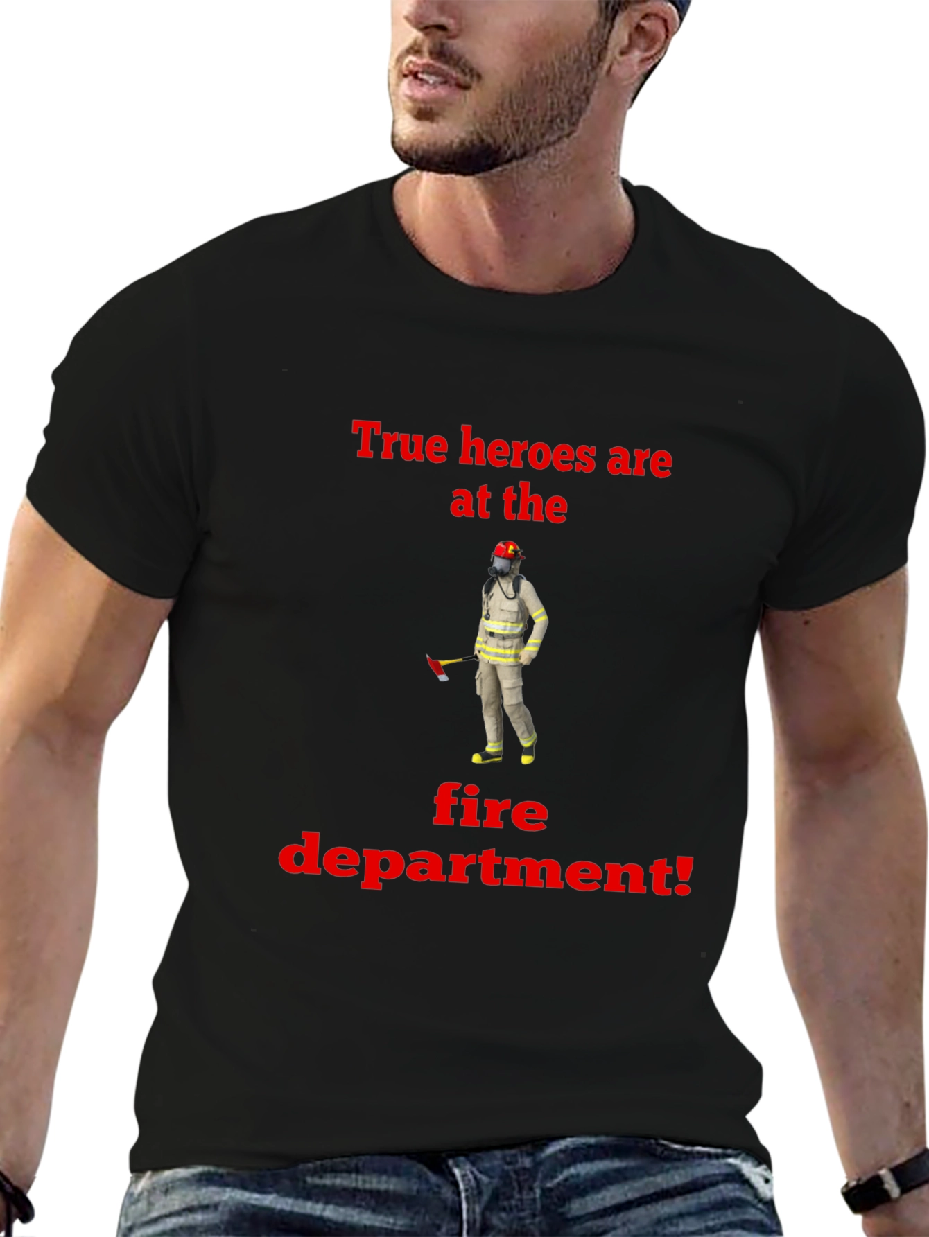 Firefighter Hero T-Shirt - Show Your Support!
