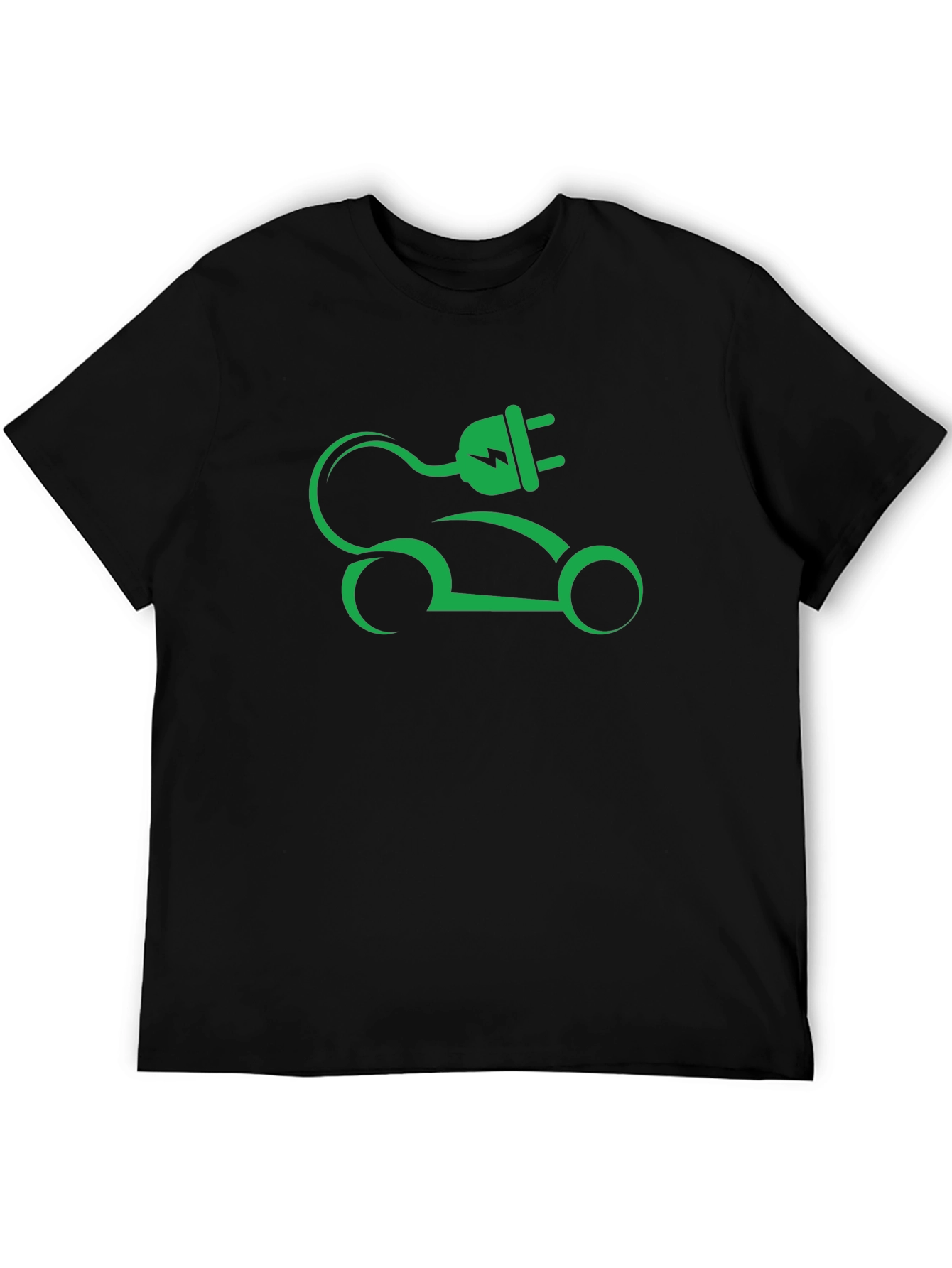 Electric Car T-Shirt - Green Vehicle Graphic Tee