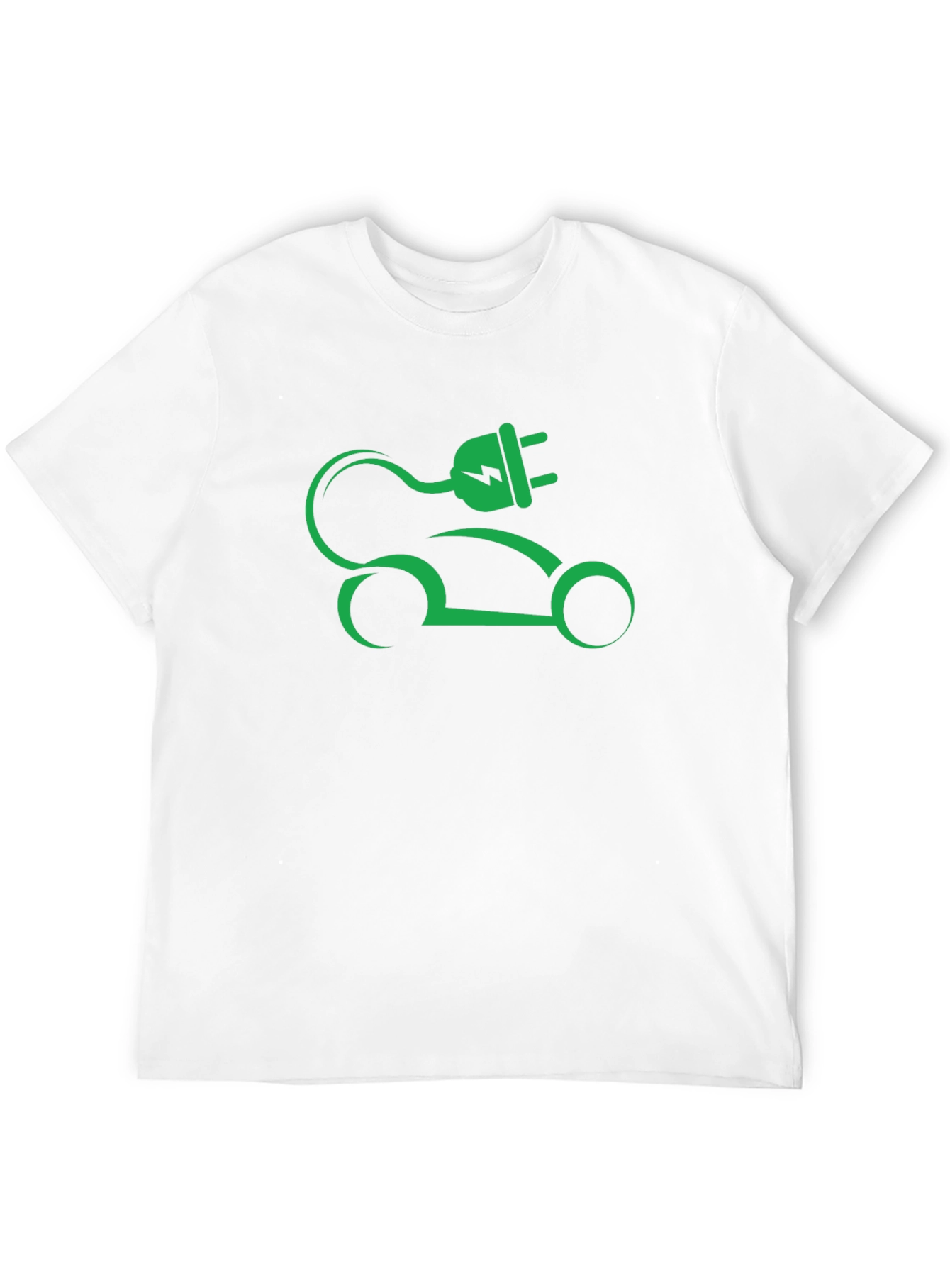 Electric Car T-Shirt - Green Vehicle Graphic Tee