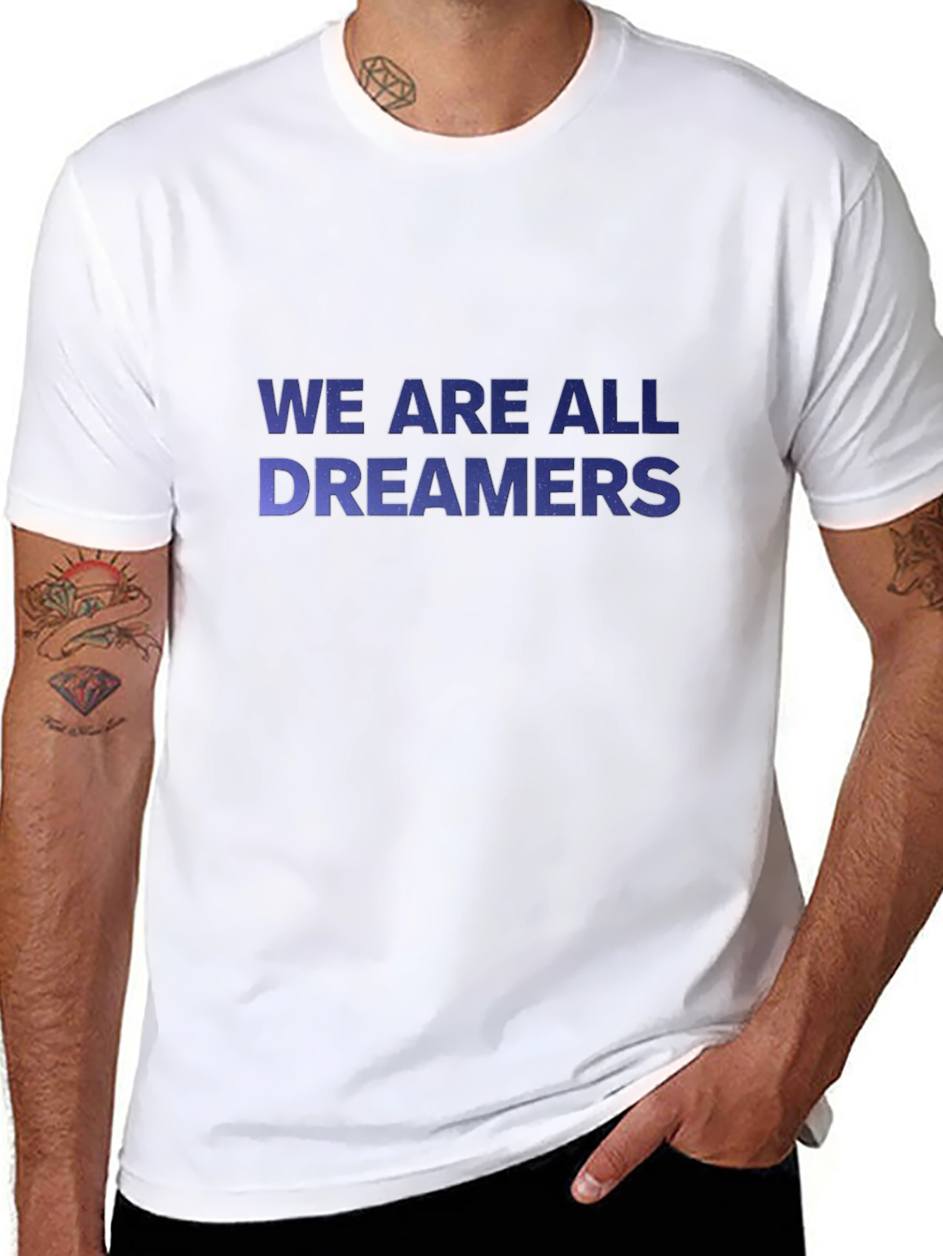 We Are All Dreamers T-Shirt - Inspiring Graphic Tee