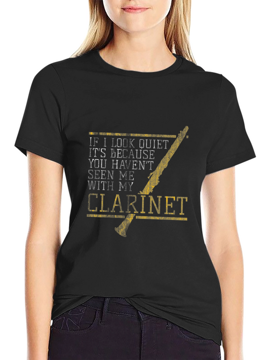 Clarinet Player T-Shirt - Music Lover Gift