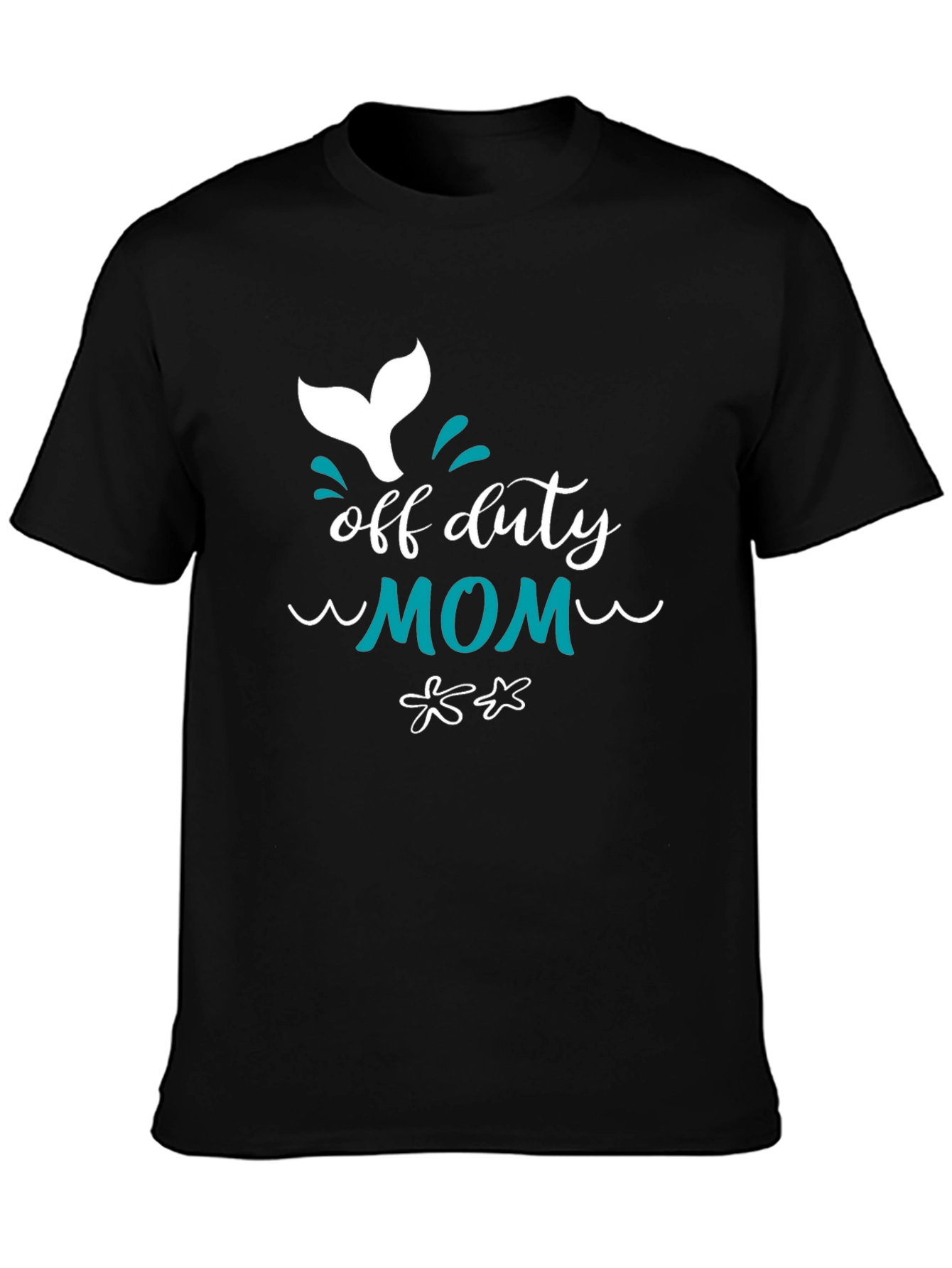 Off Duty Mom Graphic Tee - Relaxed Comfort