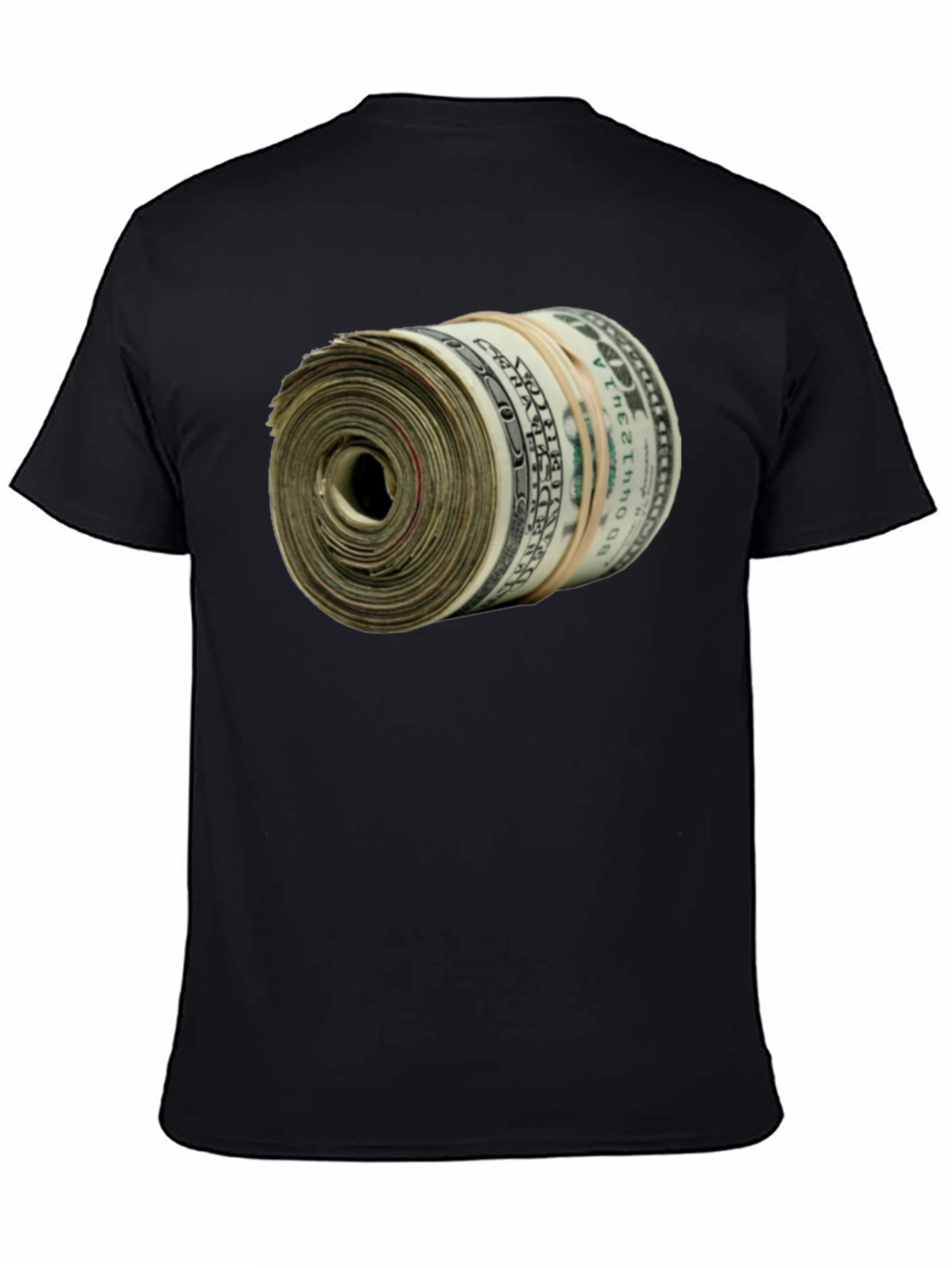 Money Roll Graphic Tee - Black