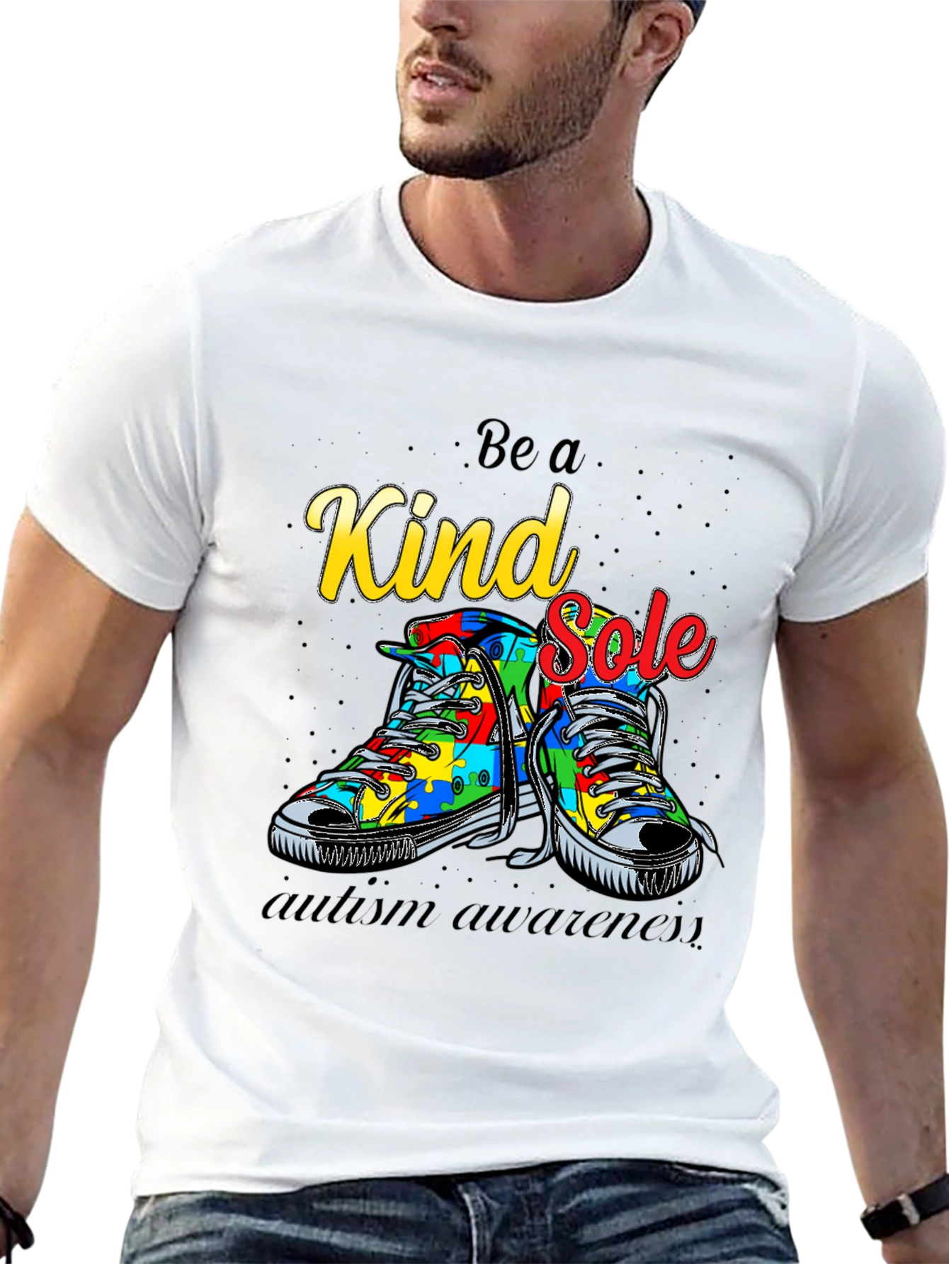 Be A Kind Sole Autism Awareness T-Shirt