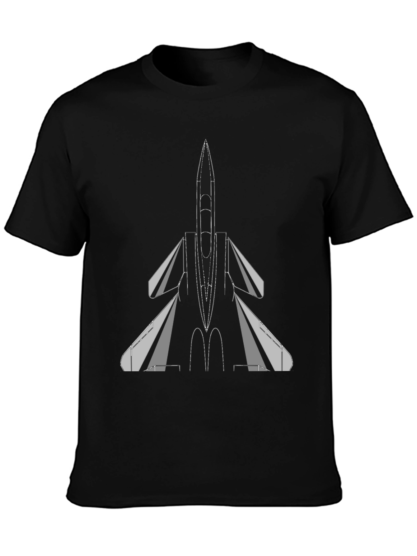 F-15 Eagle Jet Fighter T-Shirt - Black