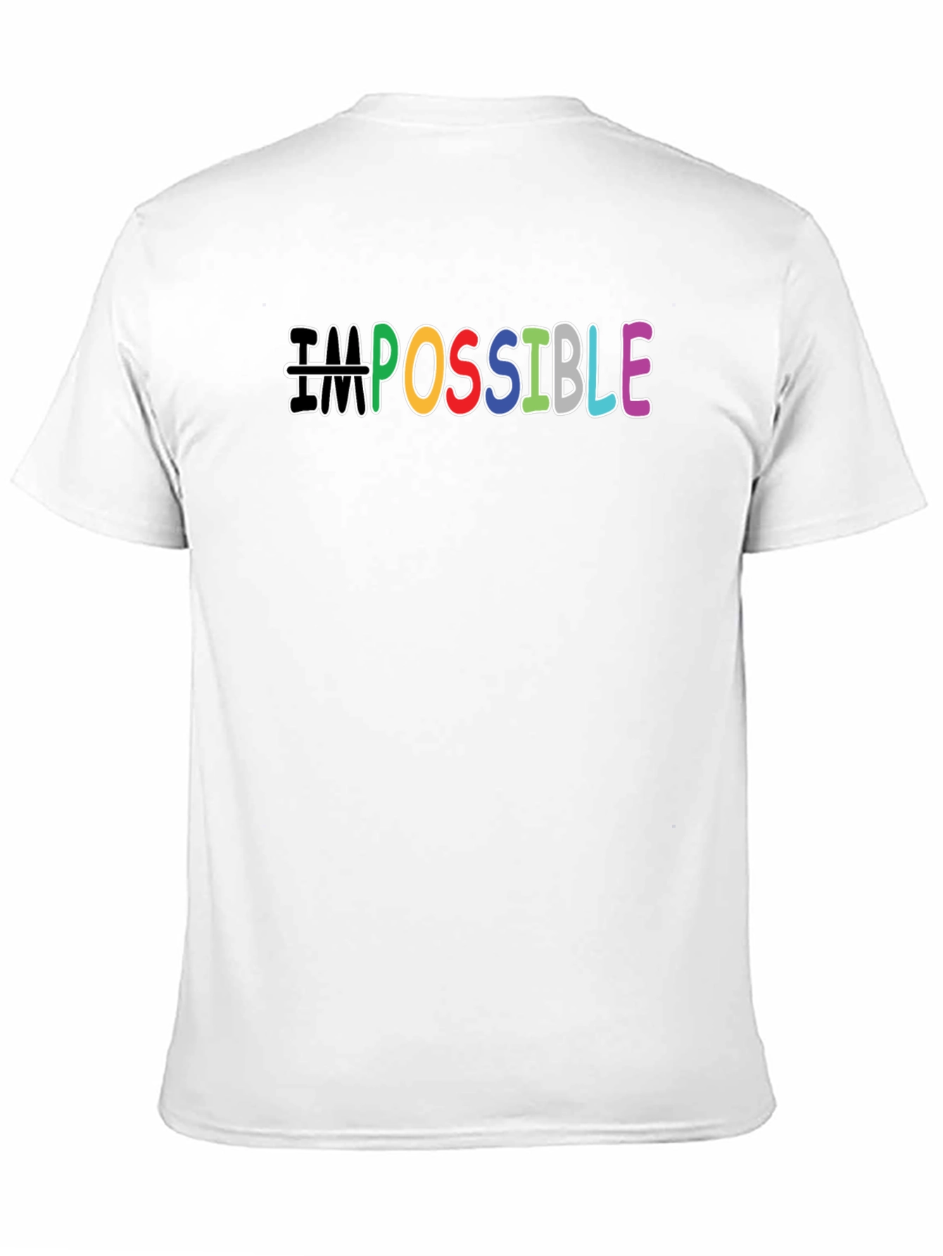 Possible T-Shirt: Rainbow Word Design