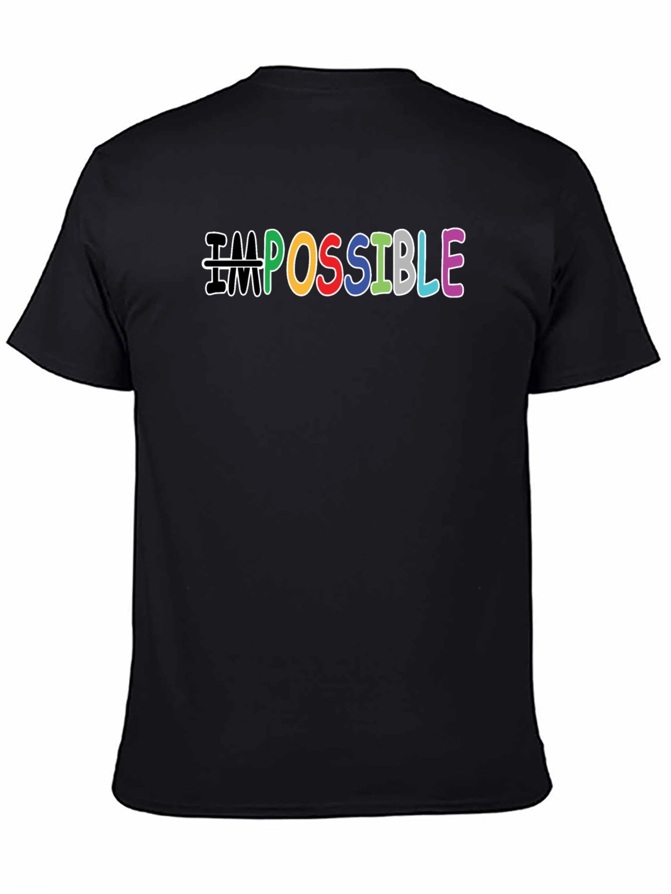 Possible T-Shirt: Rainbow Word Design