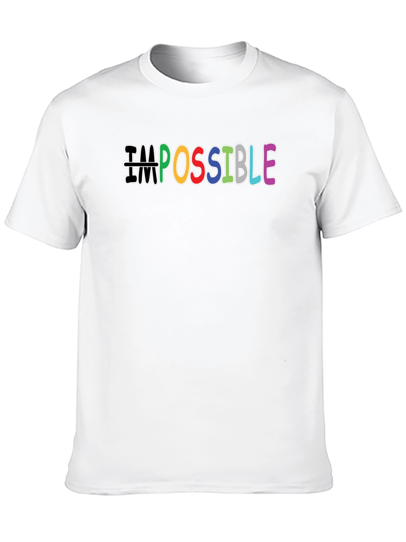 Possible T-Shirt: Rainbow Word Design