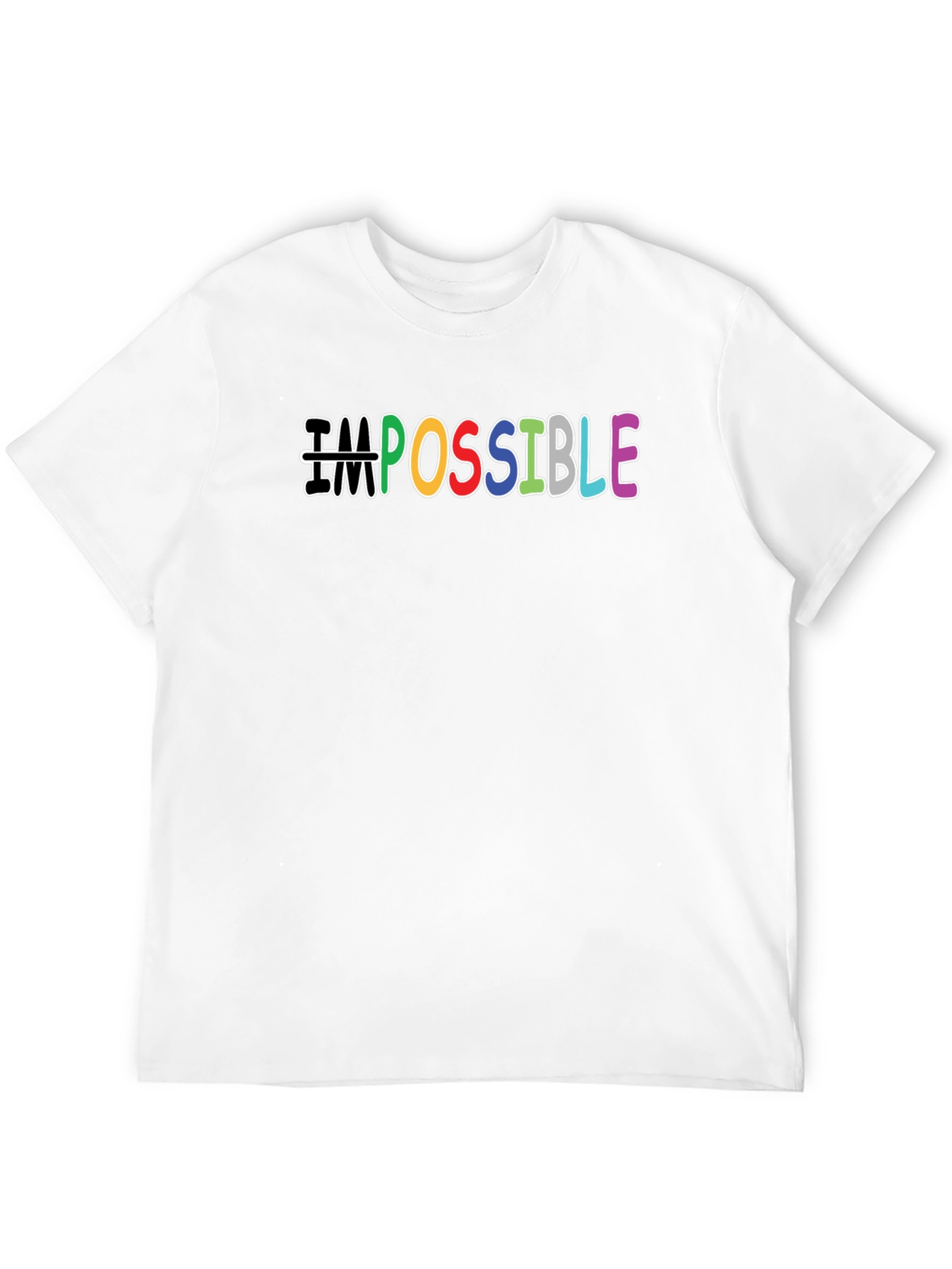 Possible T-Shirt: Rainbow Word Design