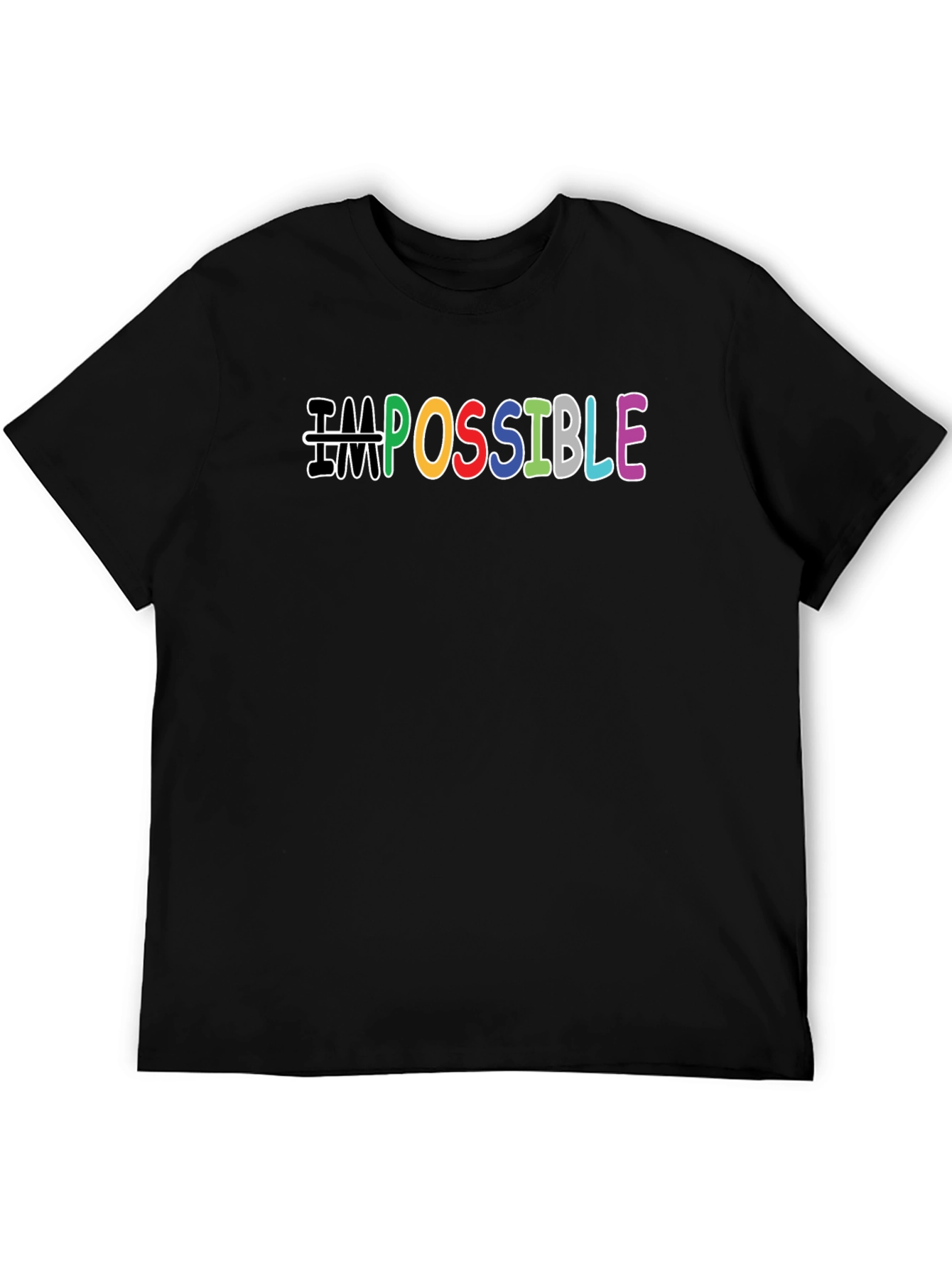 Possible T-Shirt: Rainbow Word Design