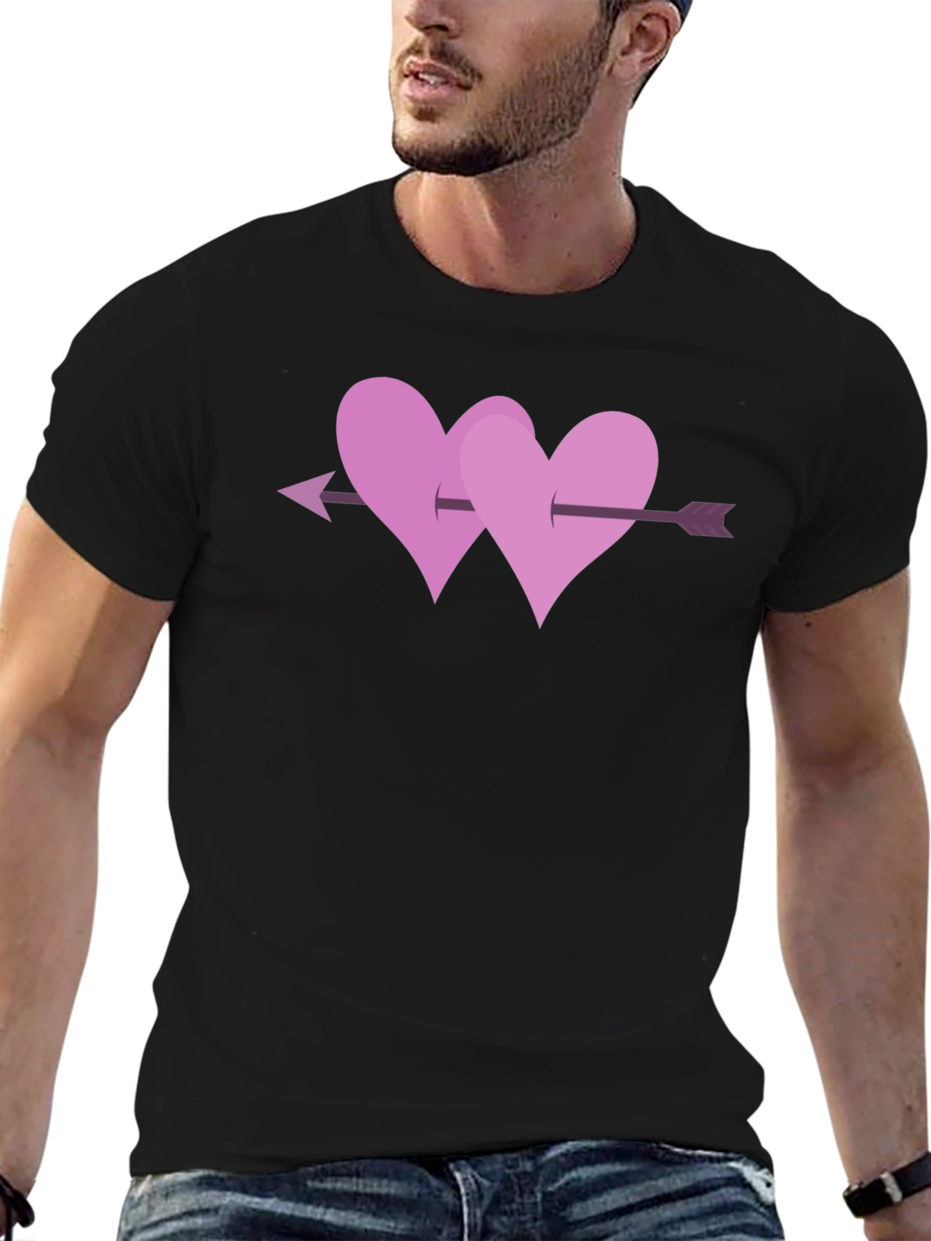 Love Arrow Heart T-Shirt - Valentines Day Tee