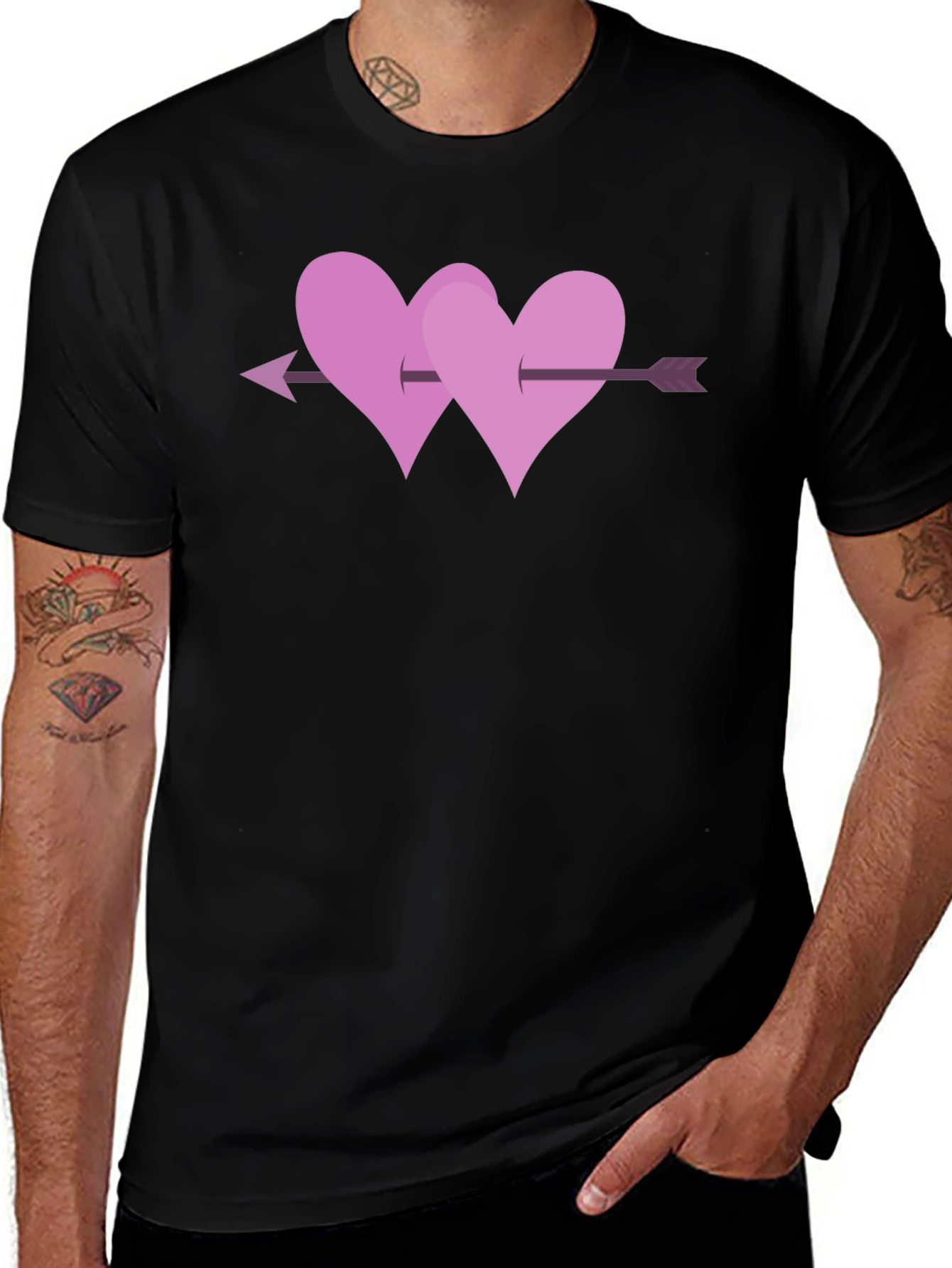 Love Arrow Heart T-Shirt - Valentines Day Tee