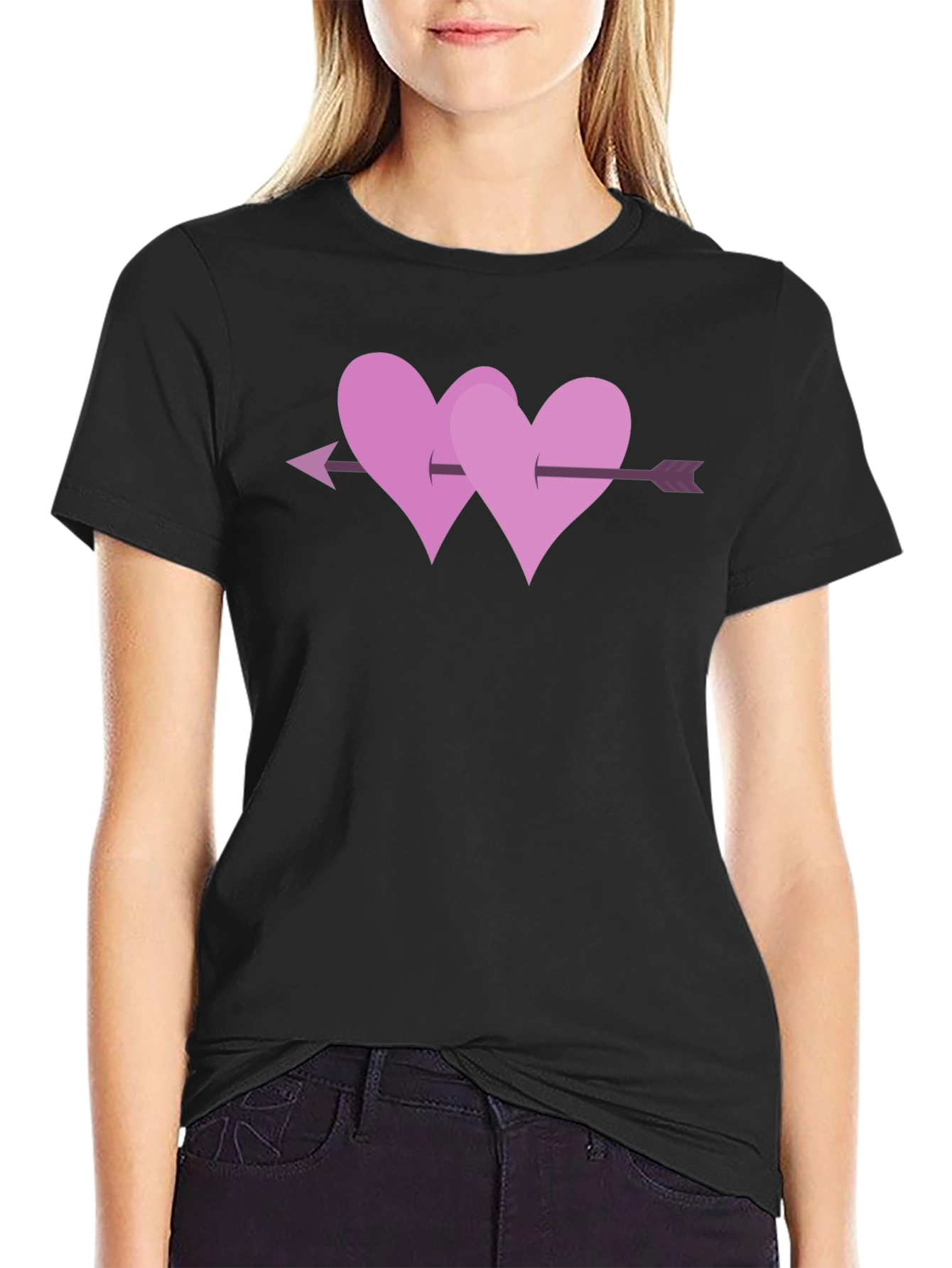 Love Arrow Heart T-Shirt - Valentines Day Tee
