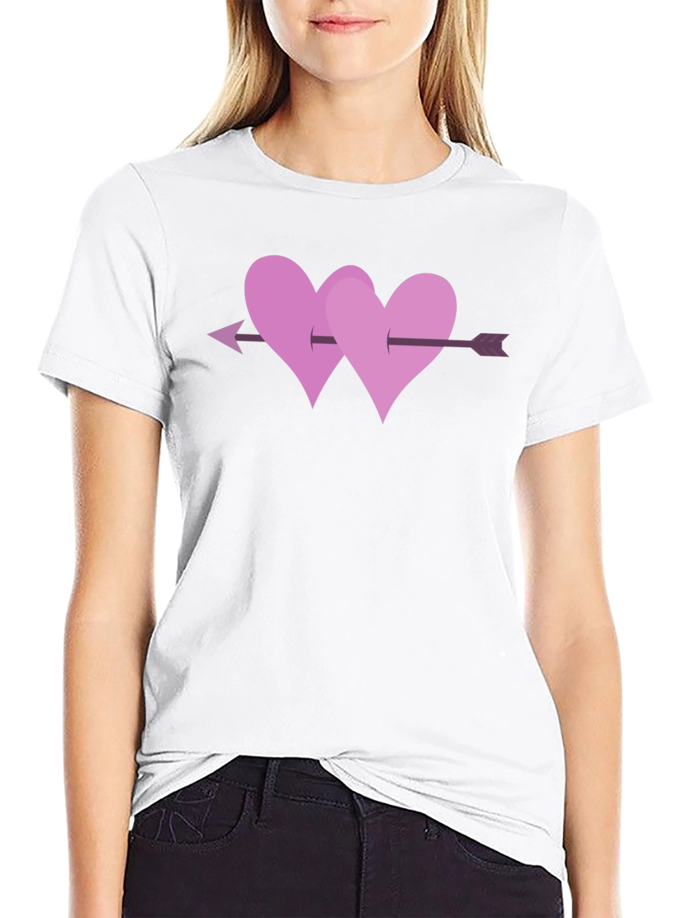 Love Arrow Heart T-Shirt - Valentines Day Tee