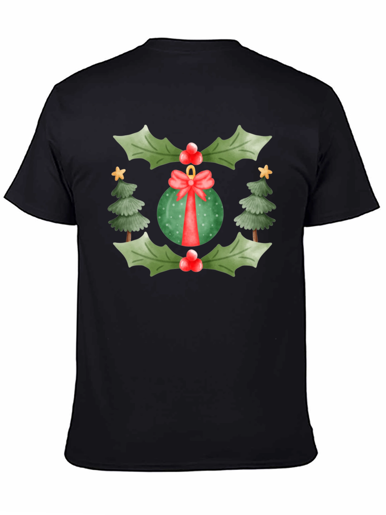 Festive Christmas Ornament Graphic Tee