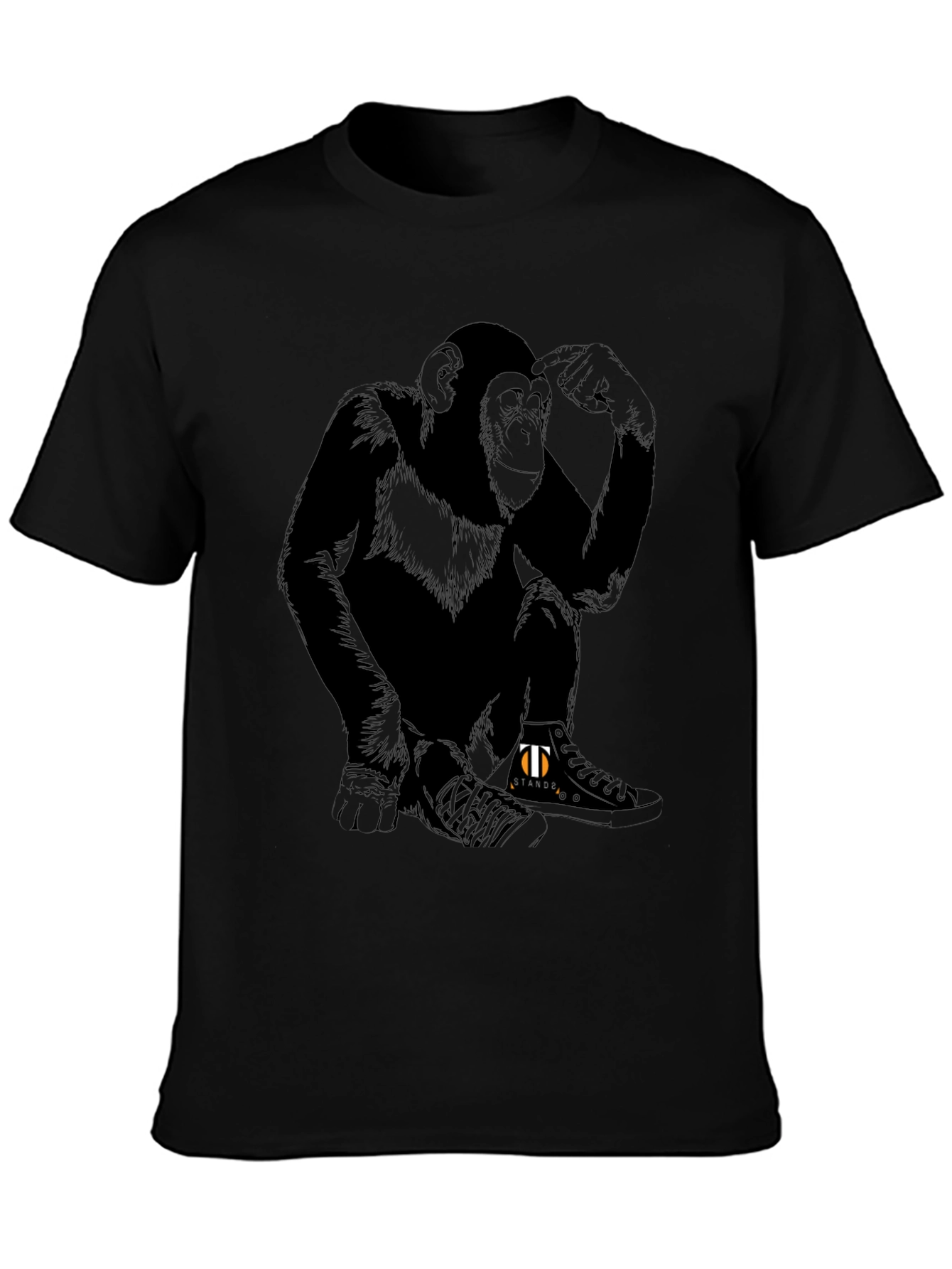 Monkey Graphic Tee - Relaxed Fit