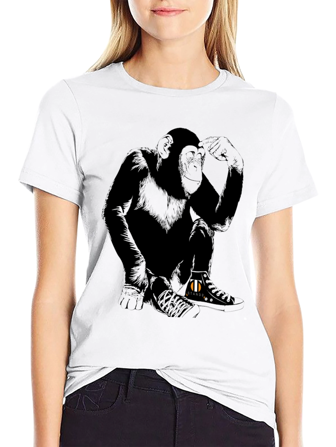 Monkey Graphic Tee - Relaxed Fit