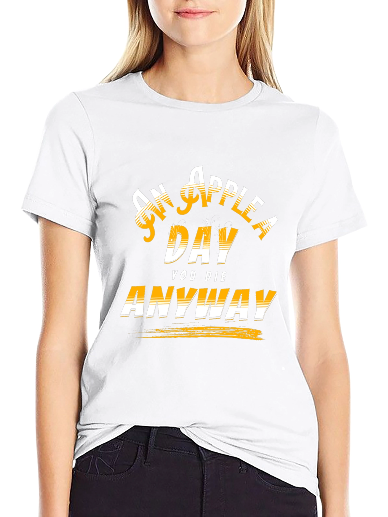An Apple A Day Funny T-Shirt - Unisex