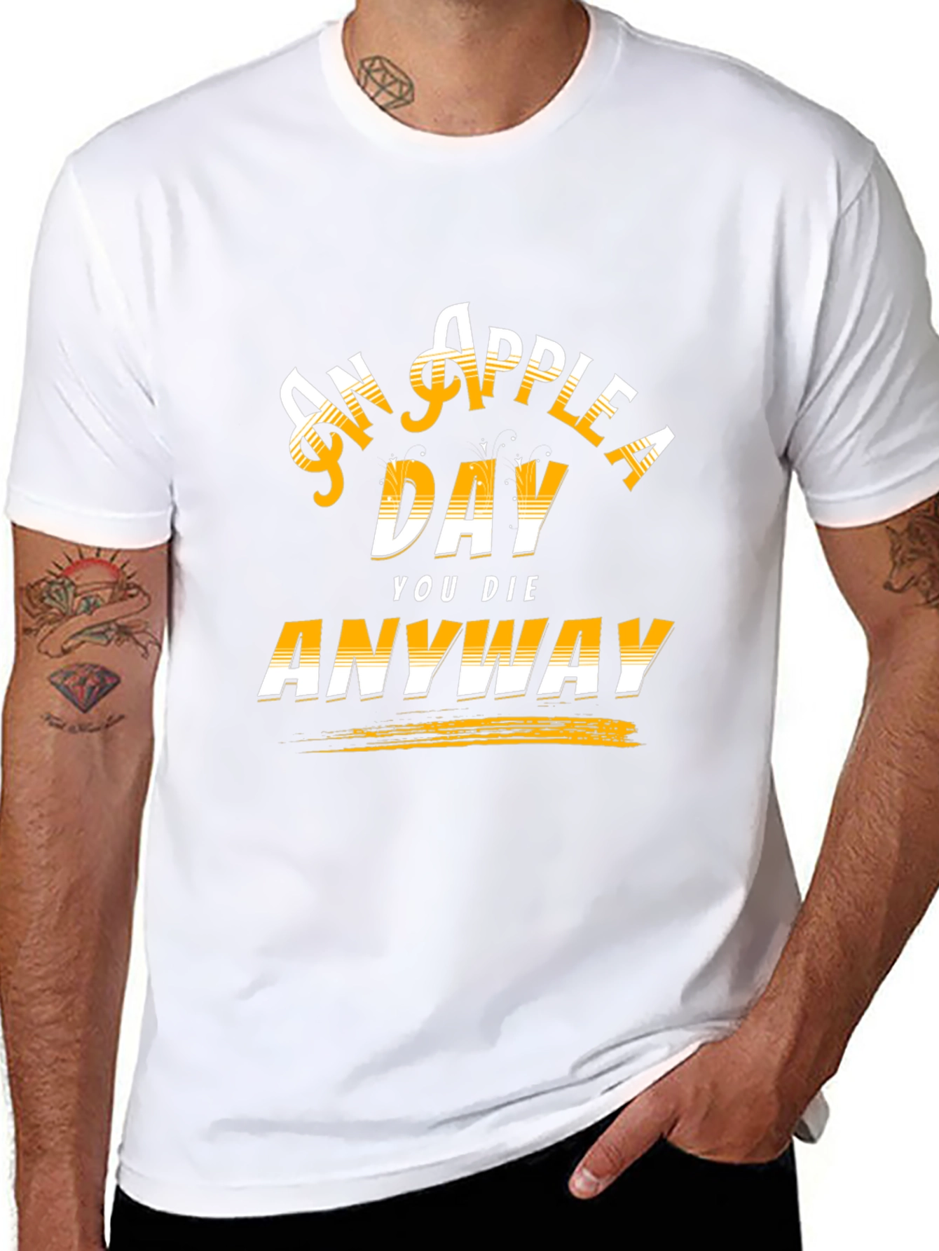 An Apple A Day Funny T-Shirt - Unisex