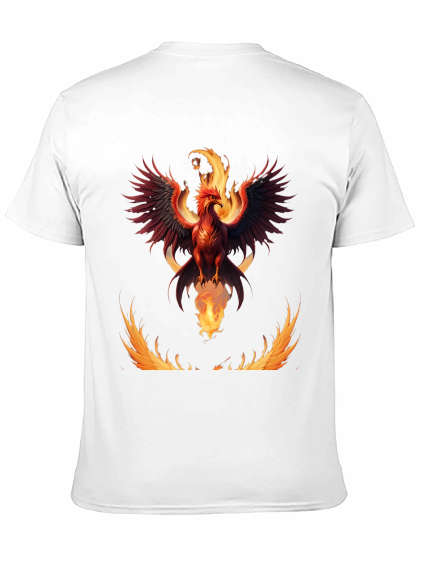 Phoenix Firebird Graphic Tee - Mens Black T-Shirt