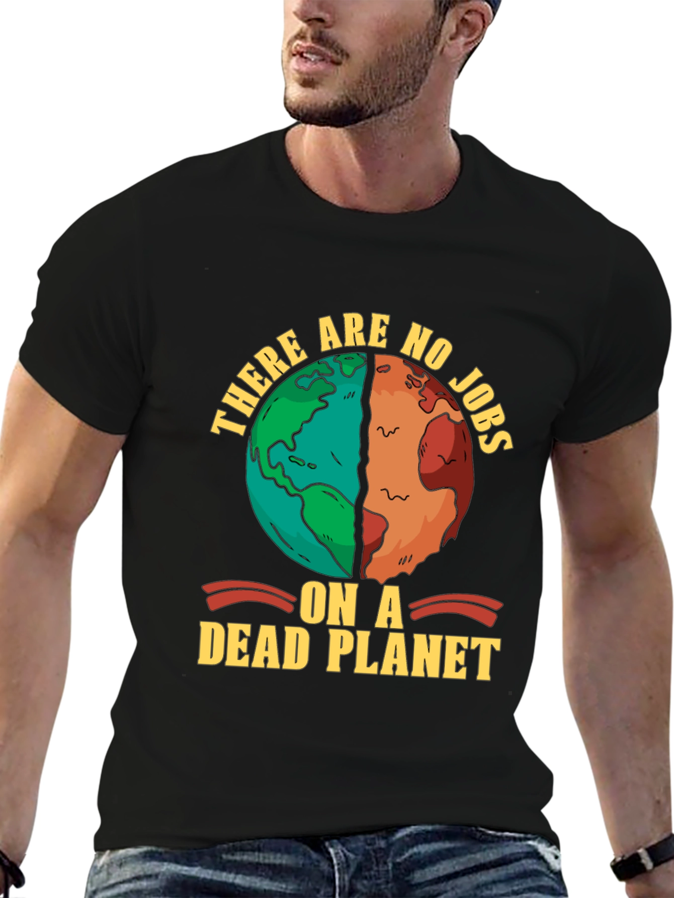 There are no jobs on a dead planet T-shirt