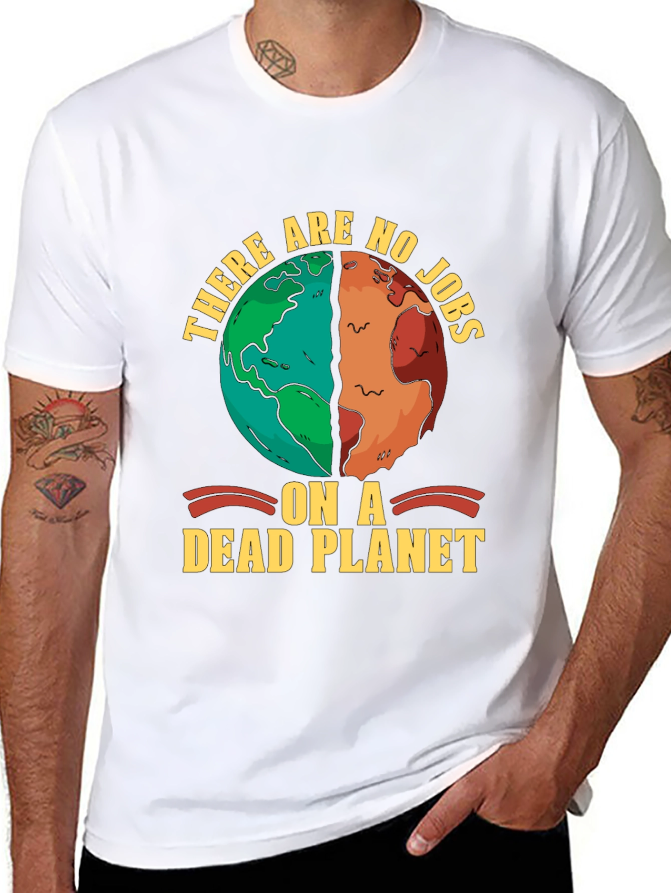 There are no jobs on a dead planet T-shirt