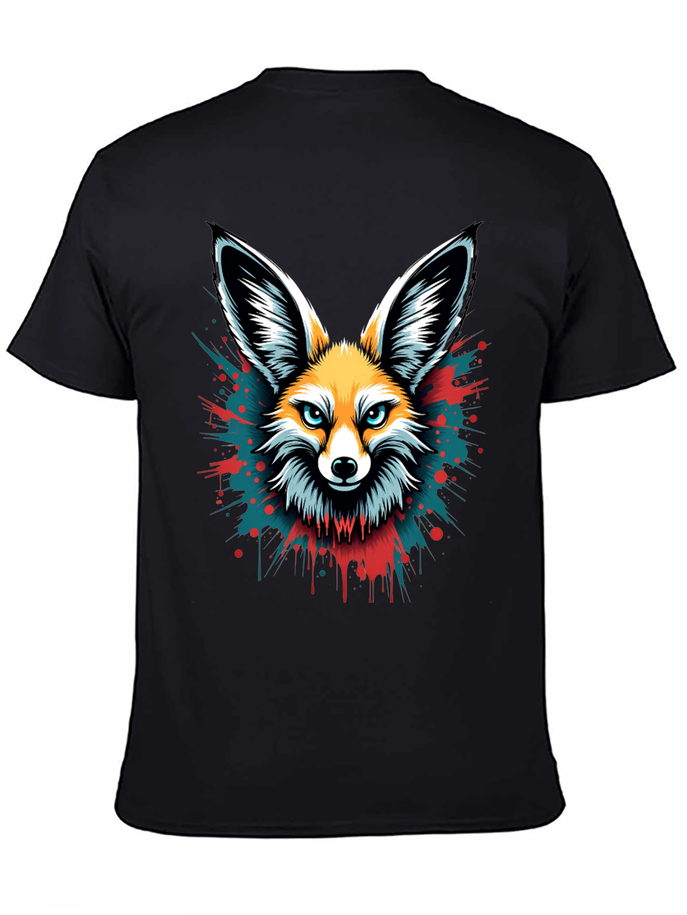 Fox Head Graphic Tee - Mens Black T-Shirt