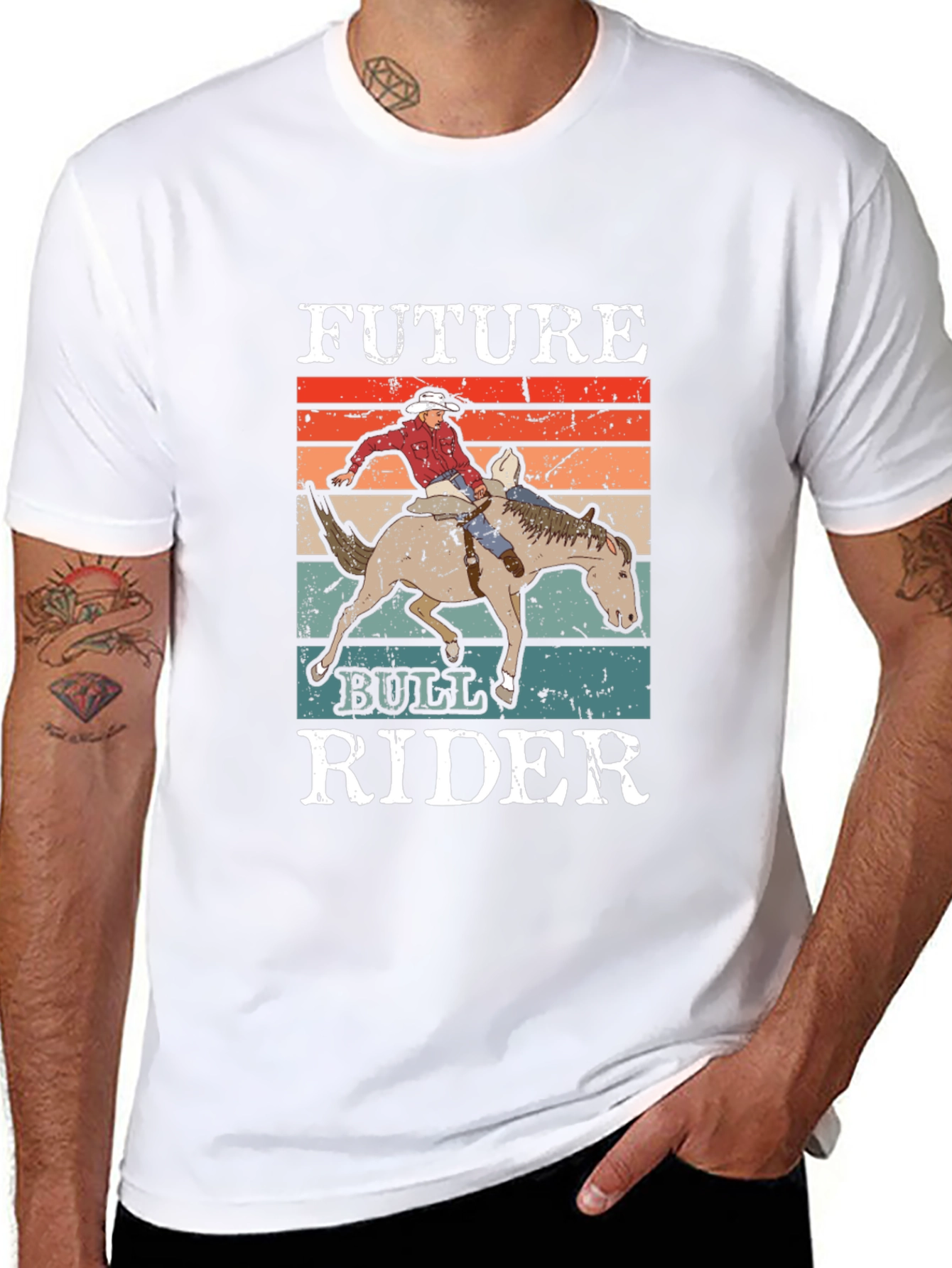 Future Bull Rider Graphic Tee - Western Style