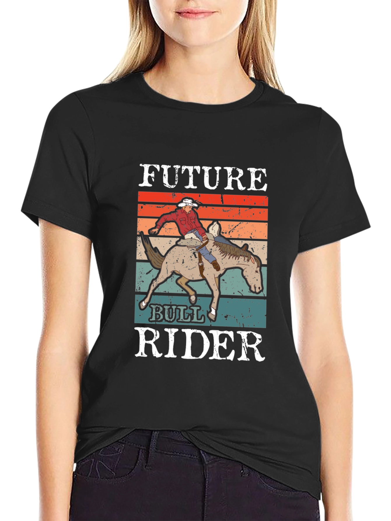 Future Bull Rider Graphic Tee - Western Style