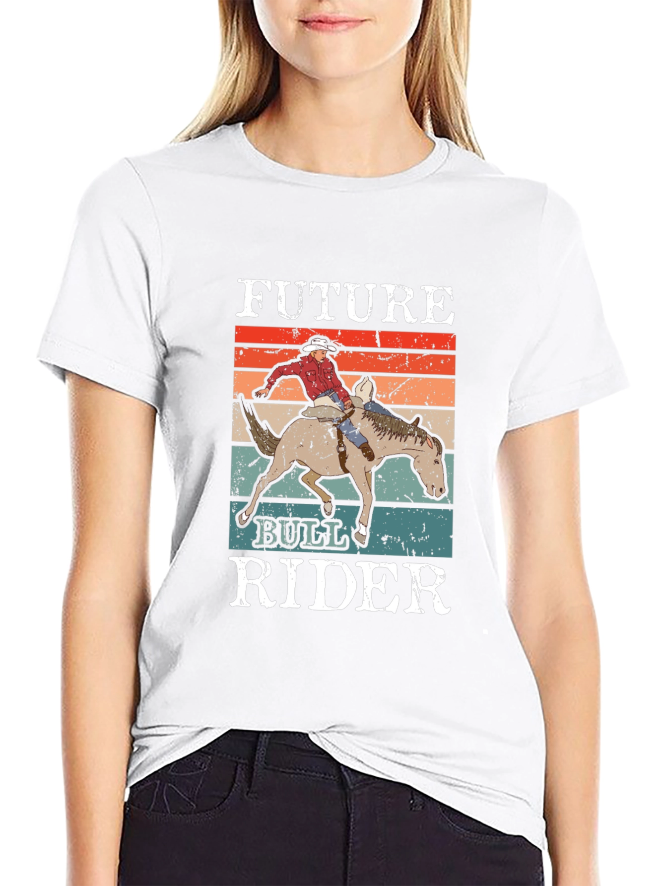 Future Bull Rider Graphic Tee - Western Style