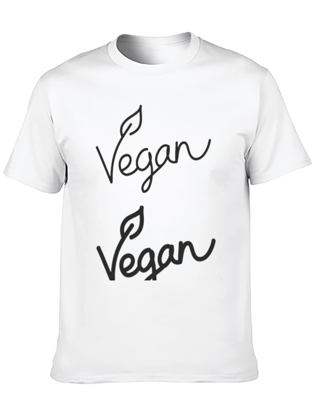 Vegan Graphic Print T-Shirt - Eco-Friendly Fashion