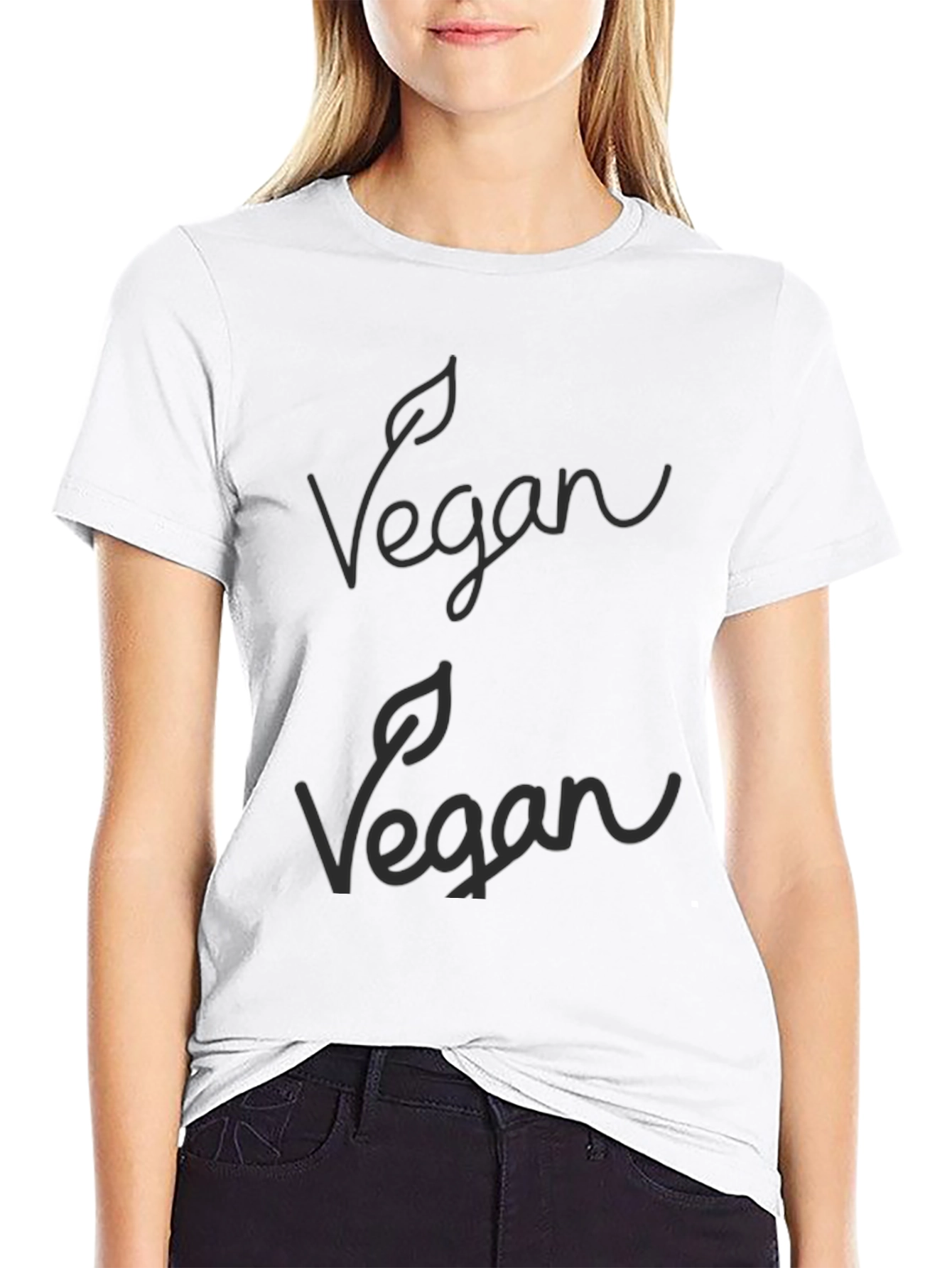 Vegan Graphic Print T-Shirt - Eco-Friendly Fashion