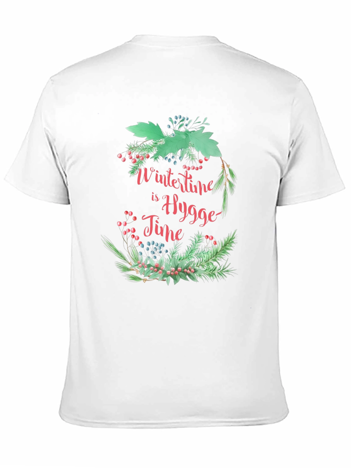 Wintertime Hygge Time Black T-Shirt