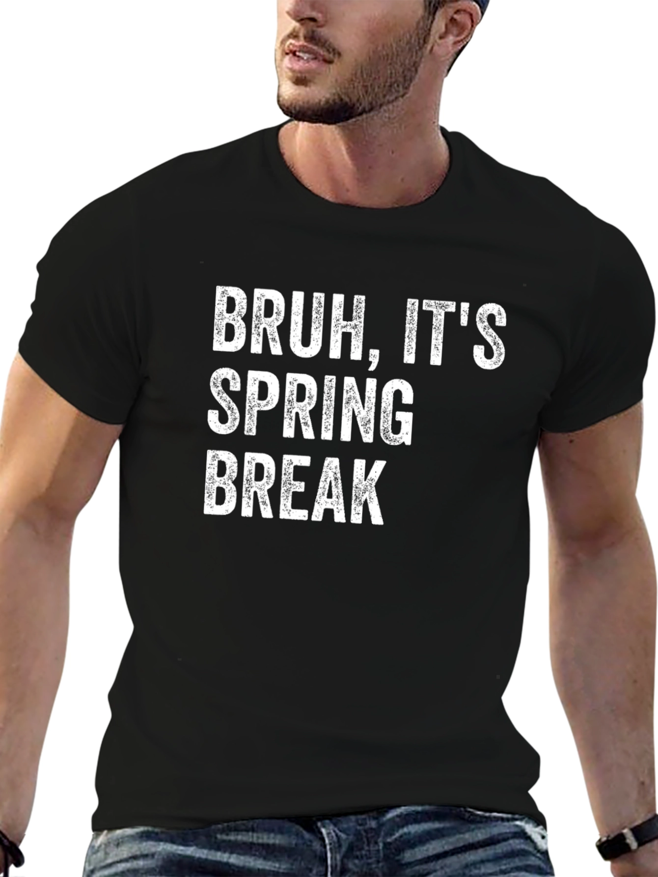 Bruh Its Spring Break T-Shirt Funny Vacation Tee