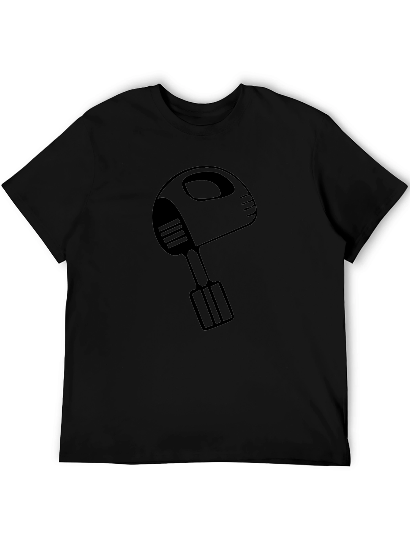 Mixer Graphic Tee - Black Casual T-Shirt