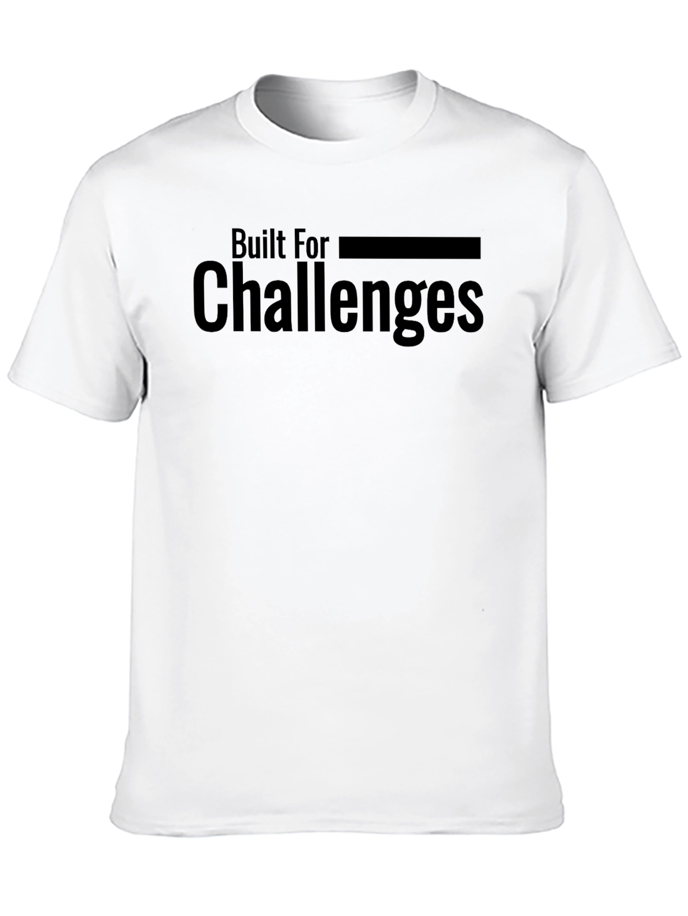 Built For Challenges Black T-Shirt
