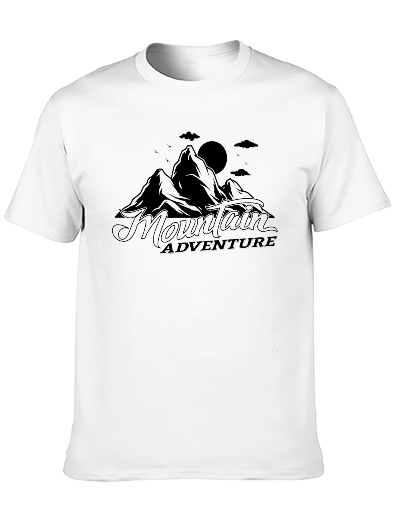 Mountain Adventure Graphic Tee - Black
